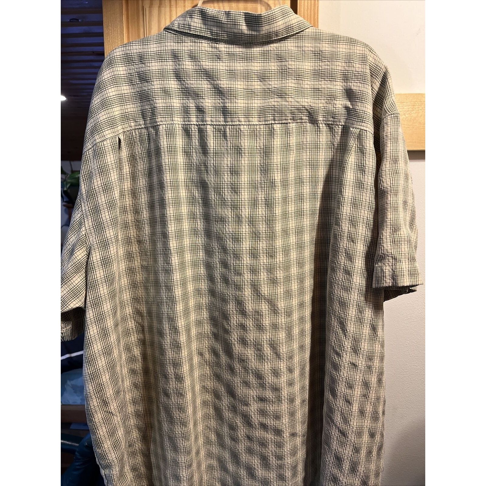 Columbia Columbia Sportswear Men’s XXL Beige Check SS Cotton Shirt Size US XXL / EU 58 / 5 - 8 Thumbnail