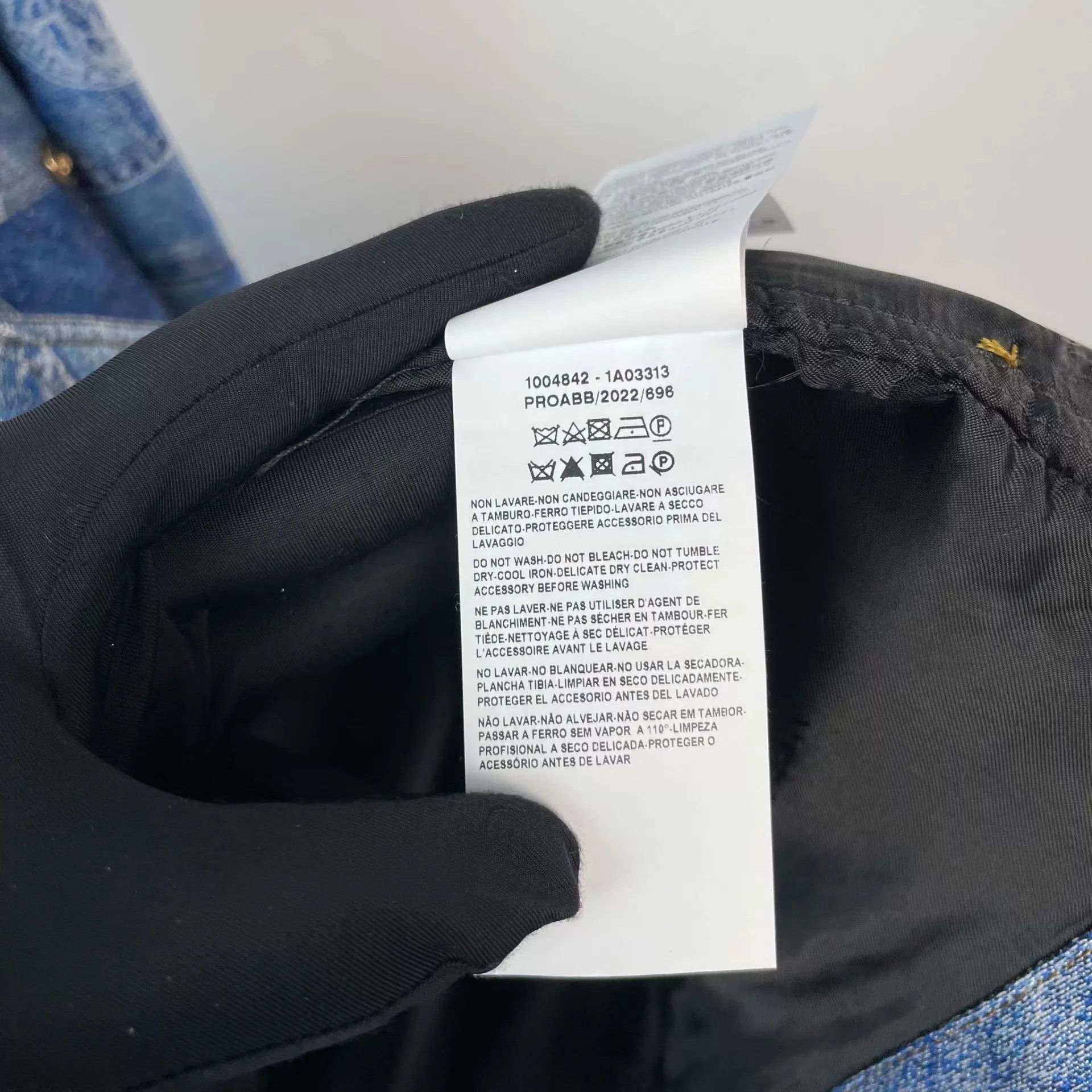 Versace Versace x Fendi blue denim jacket XXL Grade A Size US XXL / EU 58 / 5 - 7 Thumbnail