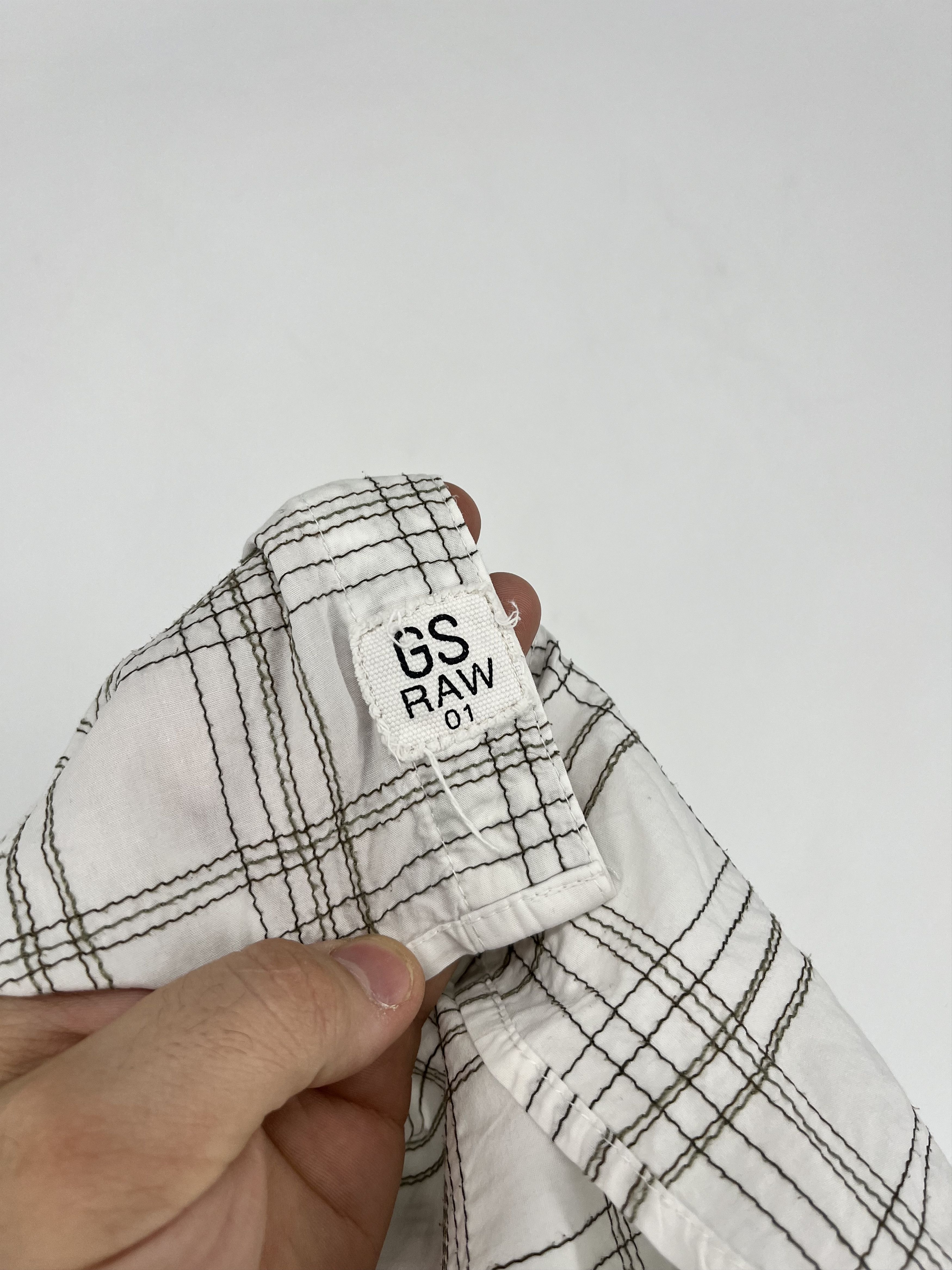 G-Star Vintage Y2K G Star Raw Men’s Plaid Shirt With Big Logo Size US XL / EU 56 / 4 - 13 Thumbnail