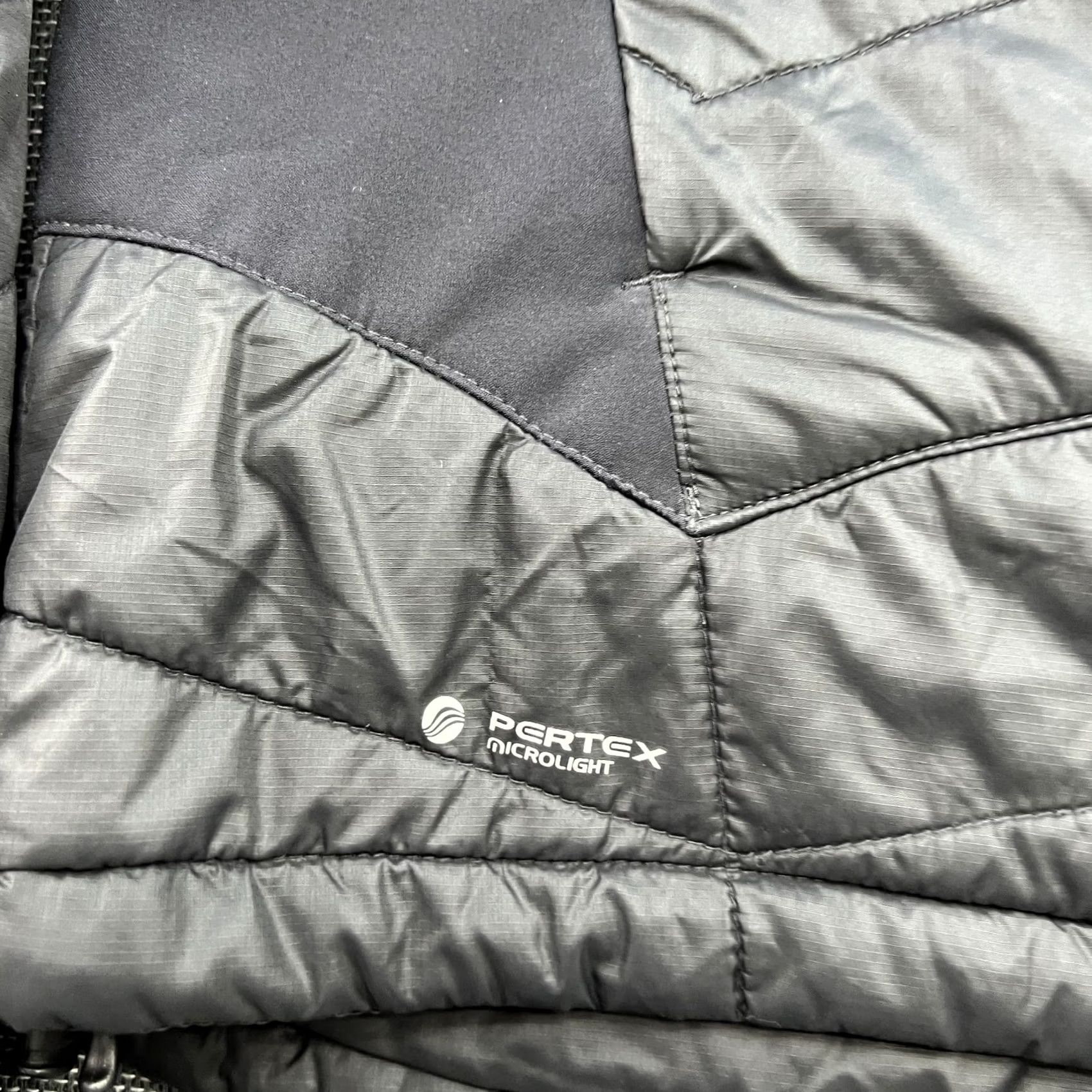 Vintage Millet Pertex Microlight Womens Black Jacket Medium Vest Removable Sleeves Hooded Puffer Jacket Outdoor Casual Zip Size M / US 6-8 / IT 42-44 - 4 Thumbnail