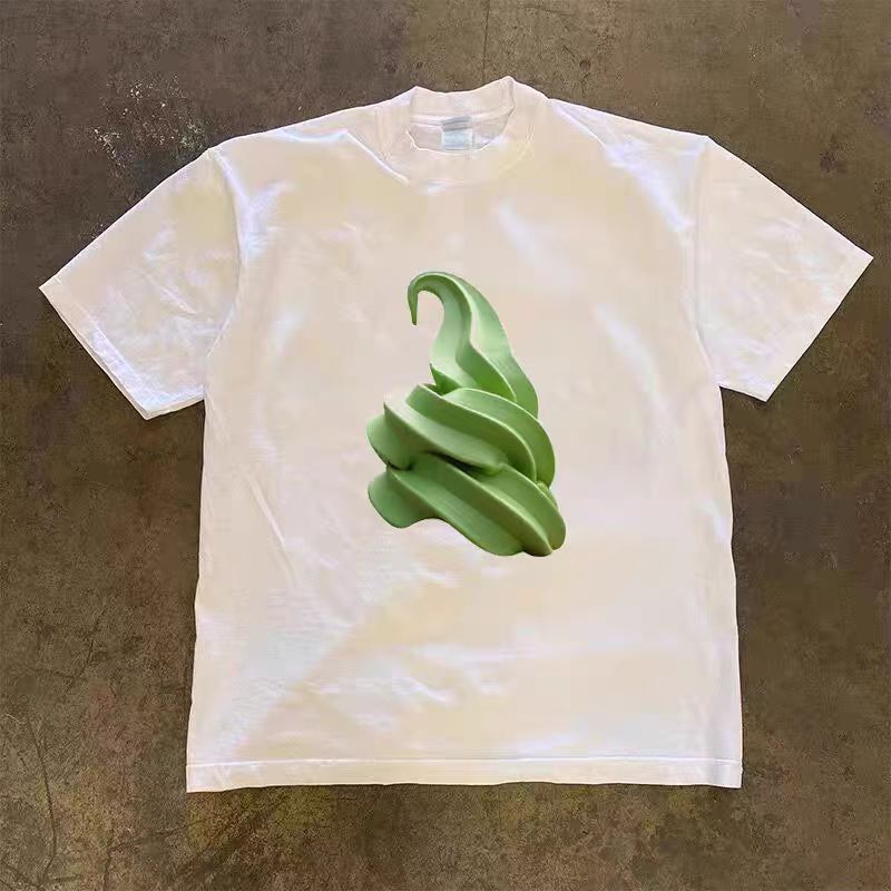Japanese Brand × Vintage Hip Hop Ice Cream Printed School Style Short Sleeve T-Shirt Size US L / EU 52-54 / 3 - 3 Thumbnail