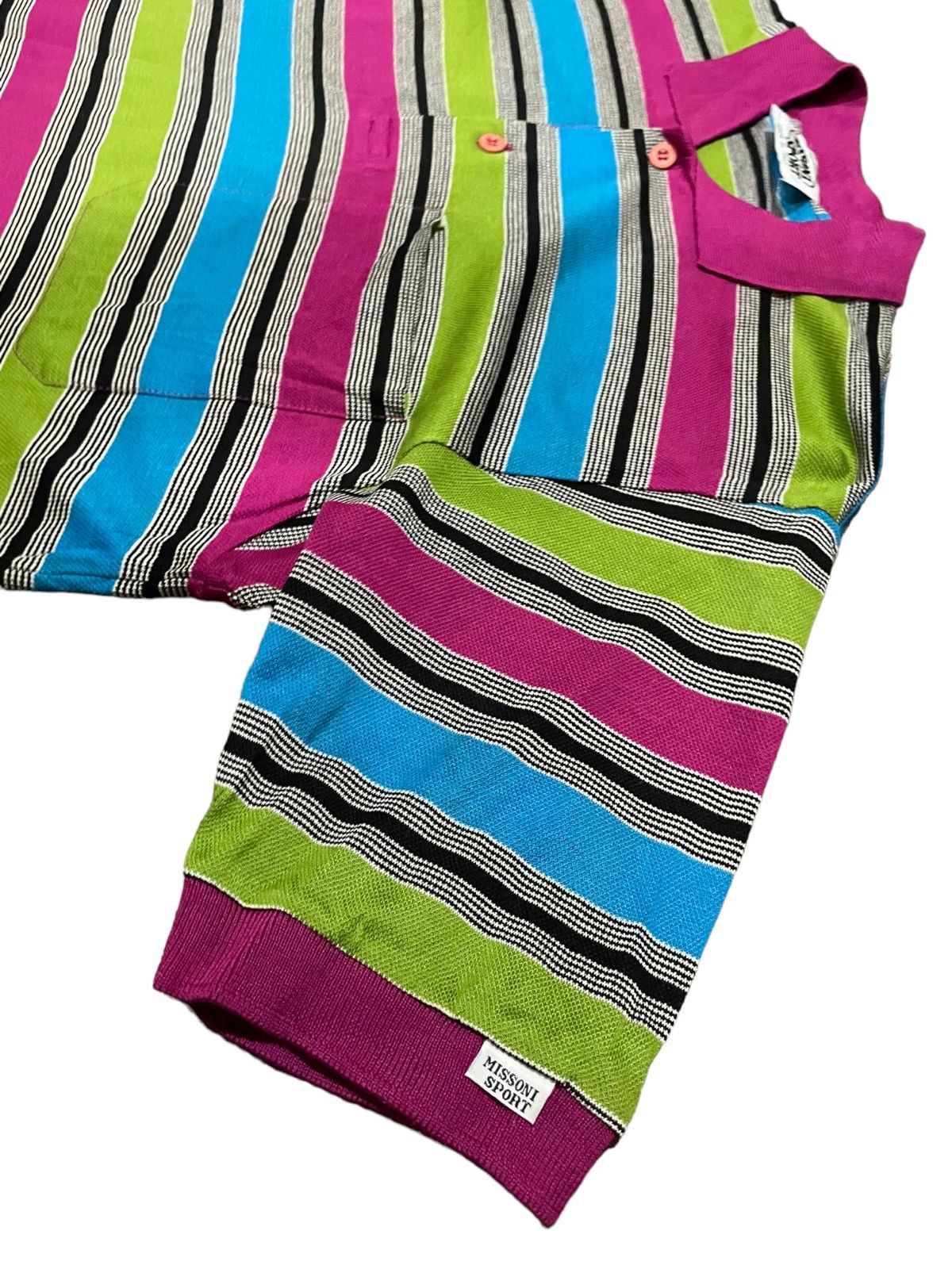 Missoni 90s Missoni 🇮🇹 Italy Polo Shirt Size US M / EU 48-50 / 2 - 4 Thumbnail