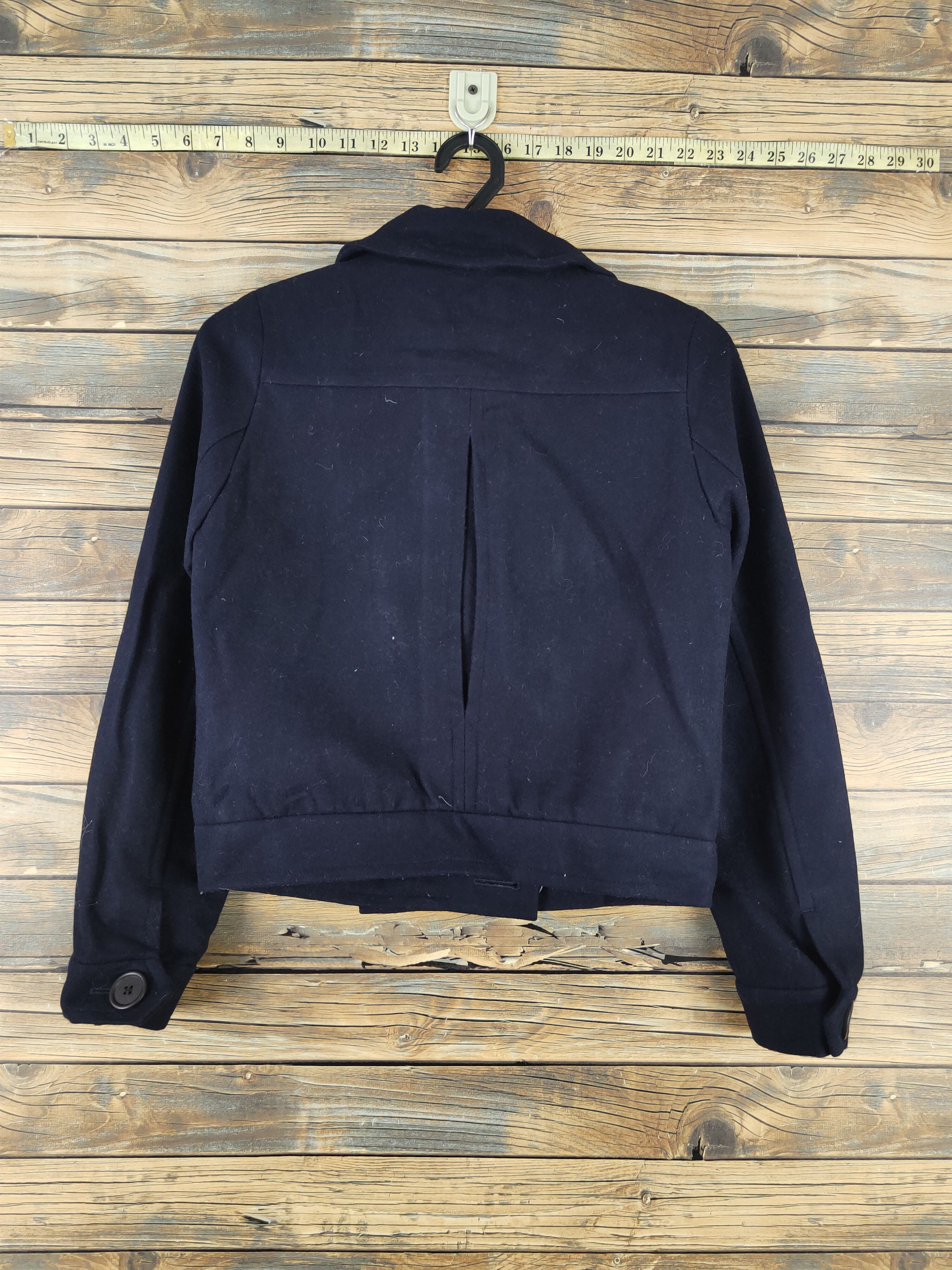 Lacoste × Vintage Lacoste Navy Wool Crop Top Jackets #W2241 Size S / US 4 / IT 40 - 8 Thumbnail