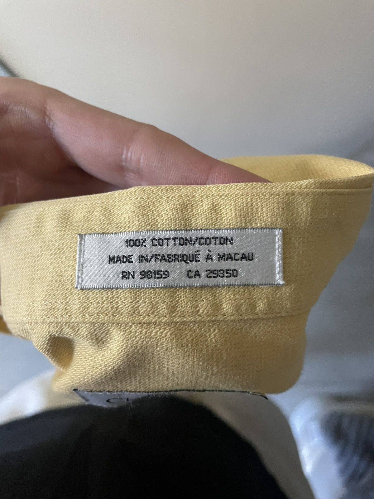 Dior Dior Mustard Dress Shirt Size US L / EU 52-54 / 3 - 3 Thumbnail