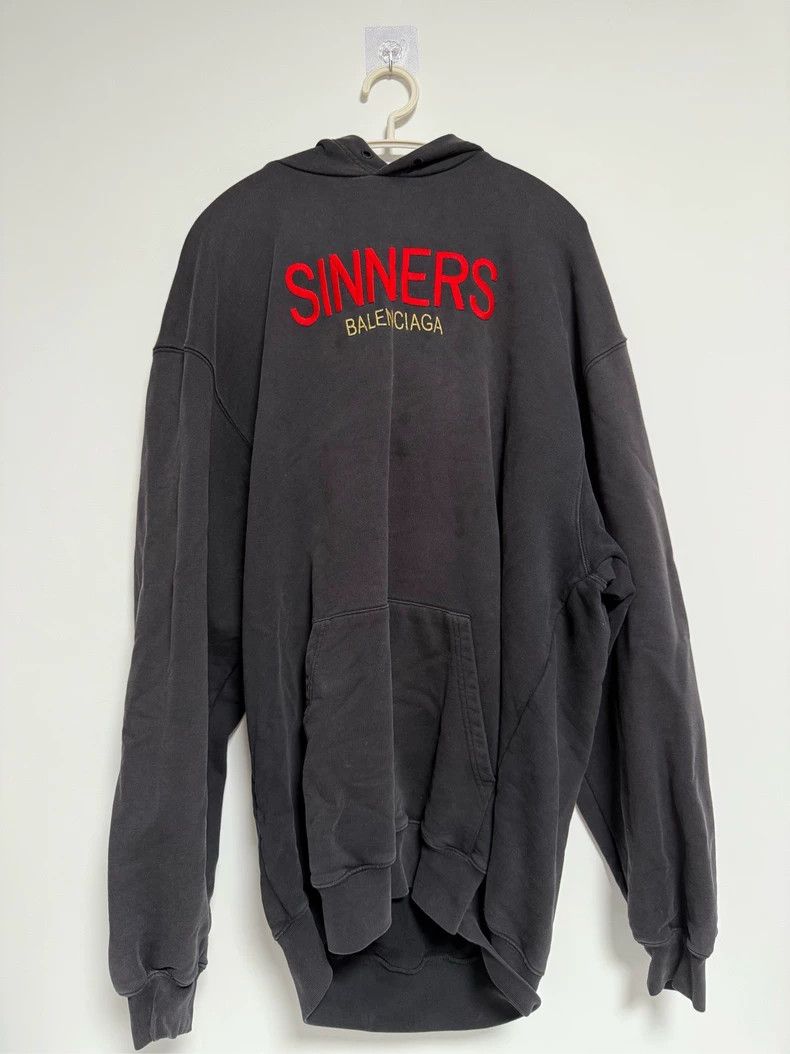 Balenciaga Balenciaga Black Sweatshirt Size US M / EU 48-50 / 2 - 1 Thumbnail