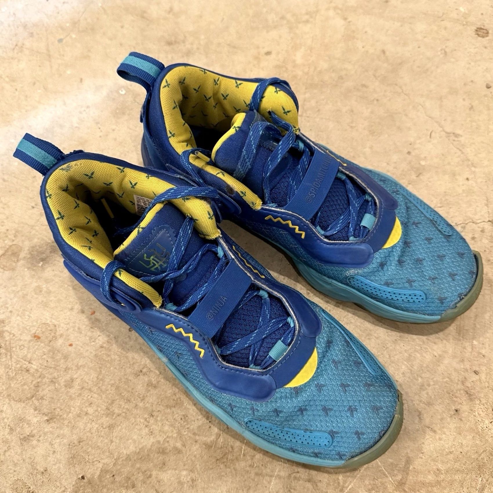 Adidas Adidas X Ninja Time In DON Issue 3 GW3951 Mens Size 10.5 Blue Bright Yellow Sneakers Size US 10 / EU 43 - 3 Thumbnail