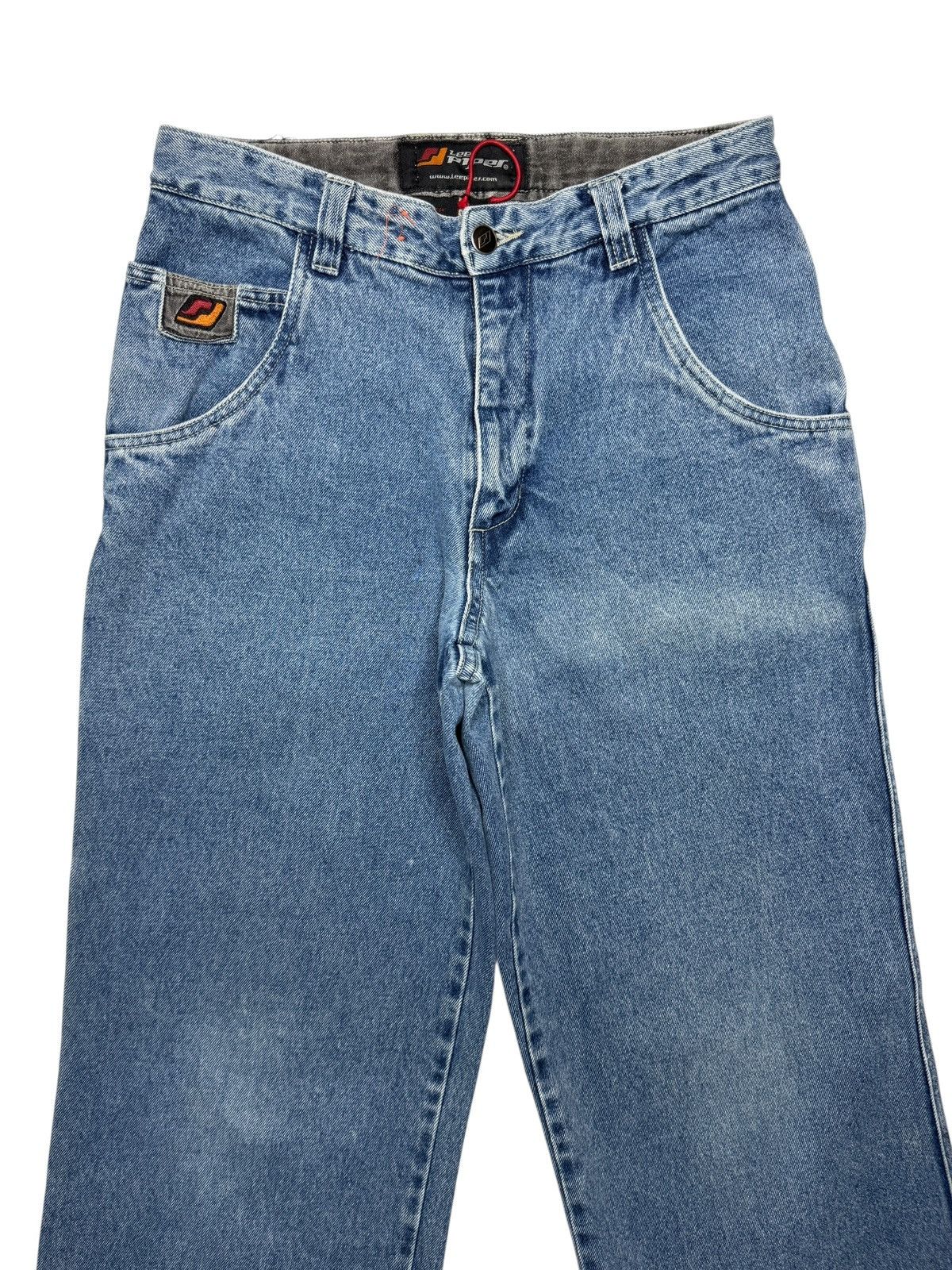 Lee Vintage Y2K Lee Pipes Baggy Jeans Size US 30 / EU 46 - 8 Thumbnail
