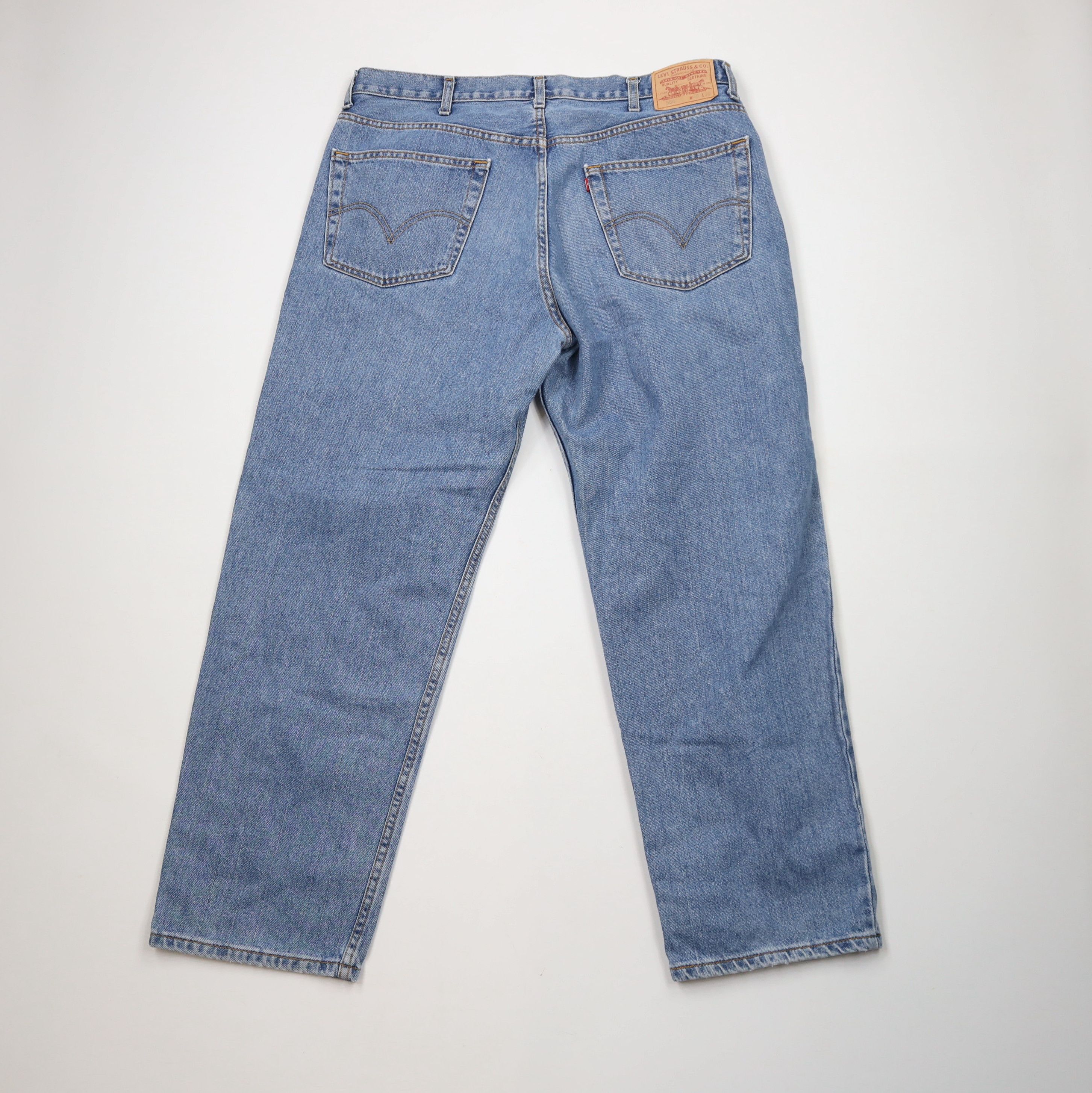 Levi's × Vintage Vintage Y2K Levis 550 Baggy Fit Denim Jeans Blue Cotton Size US 40 / EU 56 - 11 Thumbnail