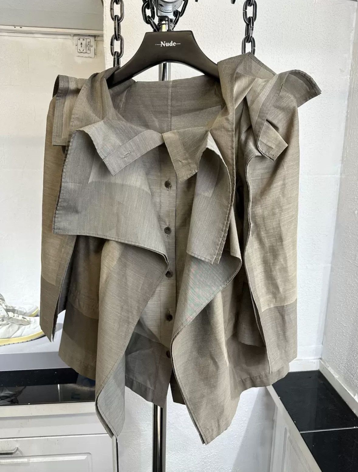Issey Miyake Issue miyake deconstructed pleated shirt Size M / US 6-8 / IT 42-44 - 1 Thumbnail