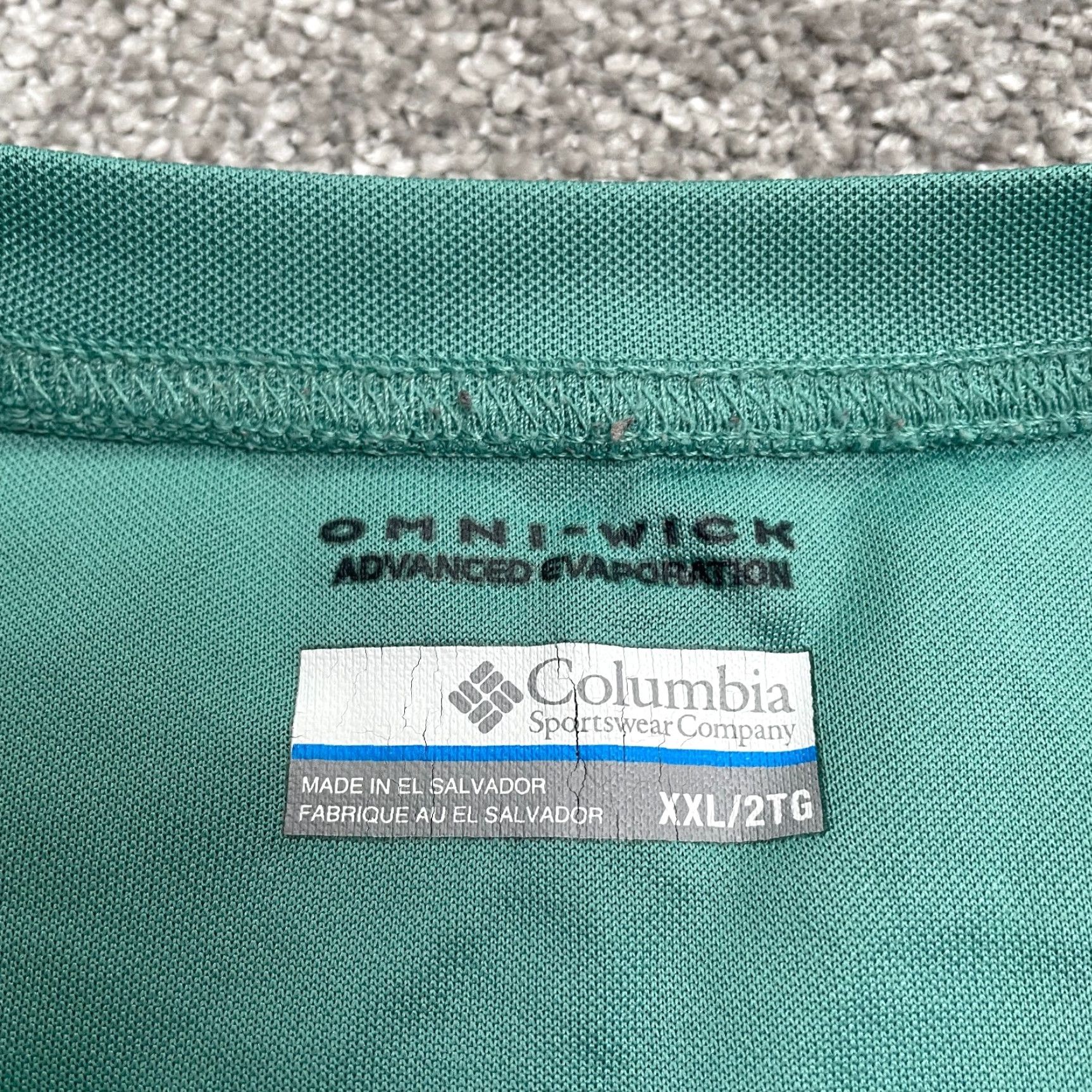 Vintage Columbia Meaker Peak Omni Wick T-Shirt Mens XXL Green Crew Short Sleeve Activewear Size US XXL / EU 58 / 5 - 6 Thumbnail