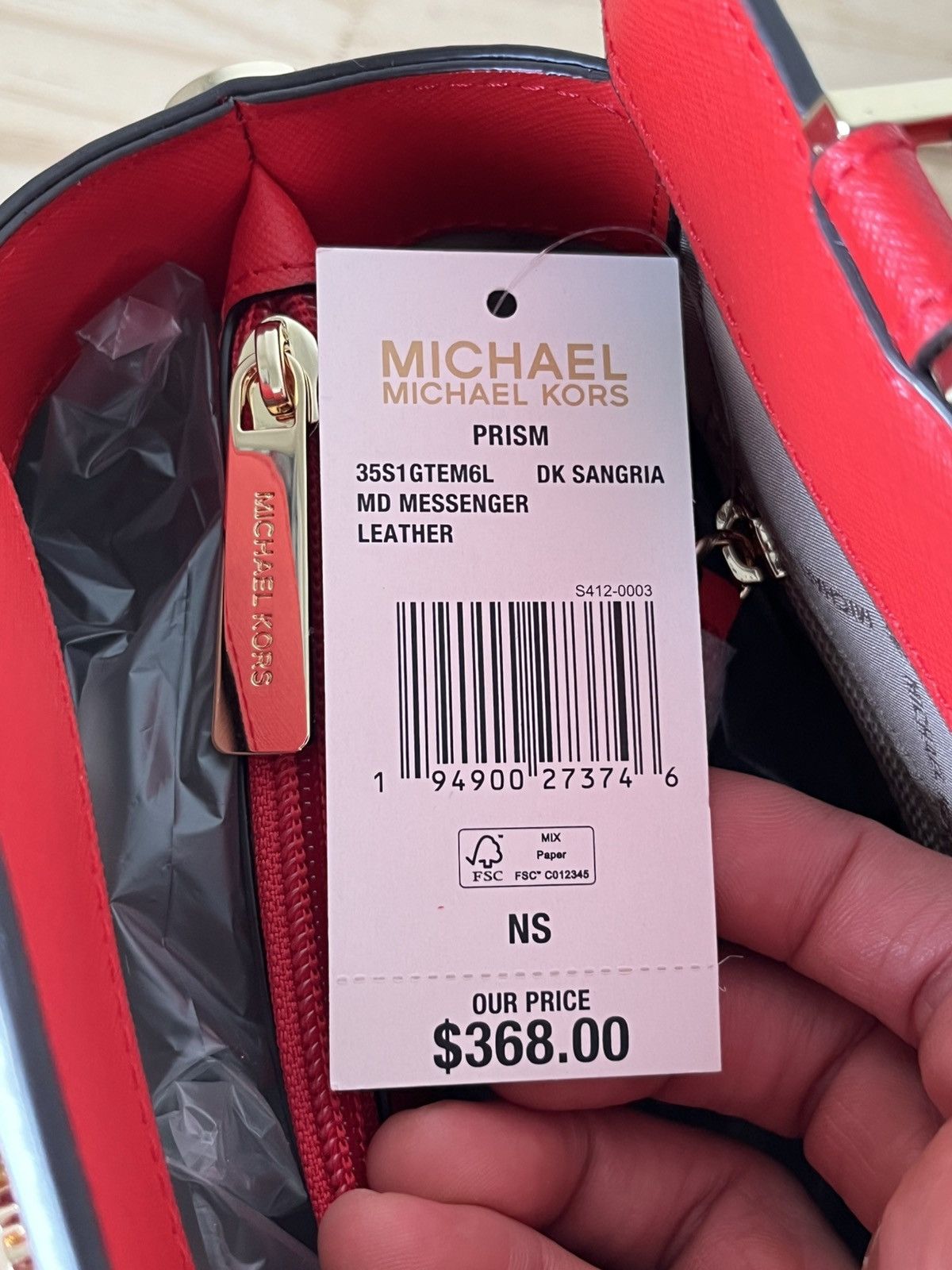 Michael Kors Michael Kors Prism MD Messenger Size ONE SIZE - 8 Thumbnail