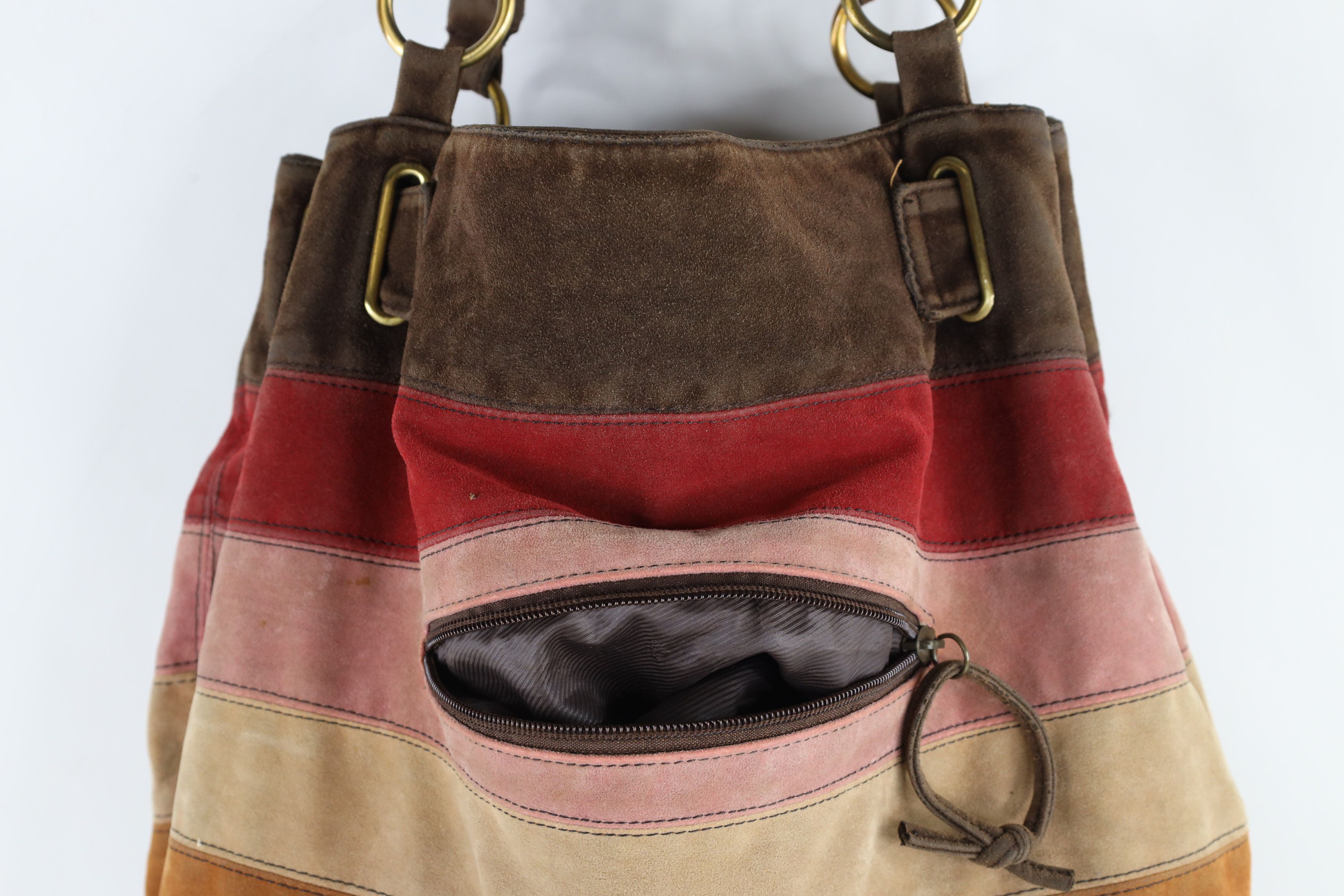 Vintage Vintage 90s Y2K Babydoll Streetwear Rainbow Hobo Buckle Bag Size ONE SIZE - 5 Thumbnail