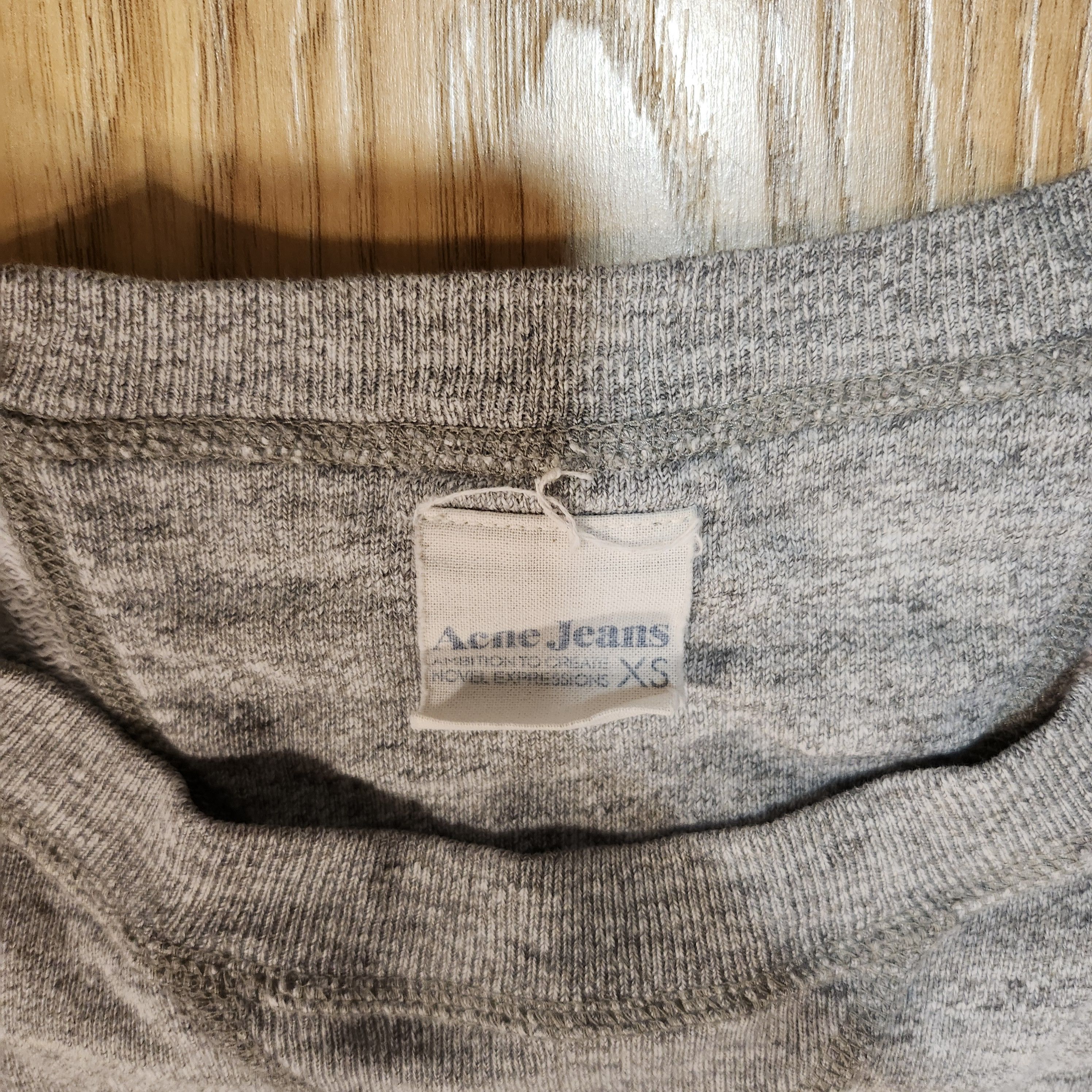Acne Studios Archive Acne Jeans Japan SS/08 MSO-3 Grey Melange Sweatshirt Size US M / EU 48-50 / 2 - 4 Thumbnail