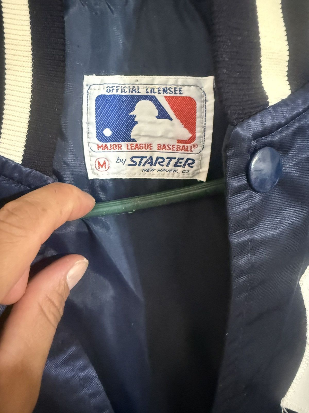 Starter Vintage 90s New York Yankees Varsity Jacket Size Medium men Size US M / EU 48-50 / 2 - 7 Thumbnail