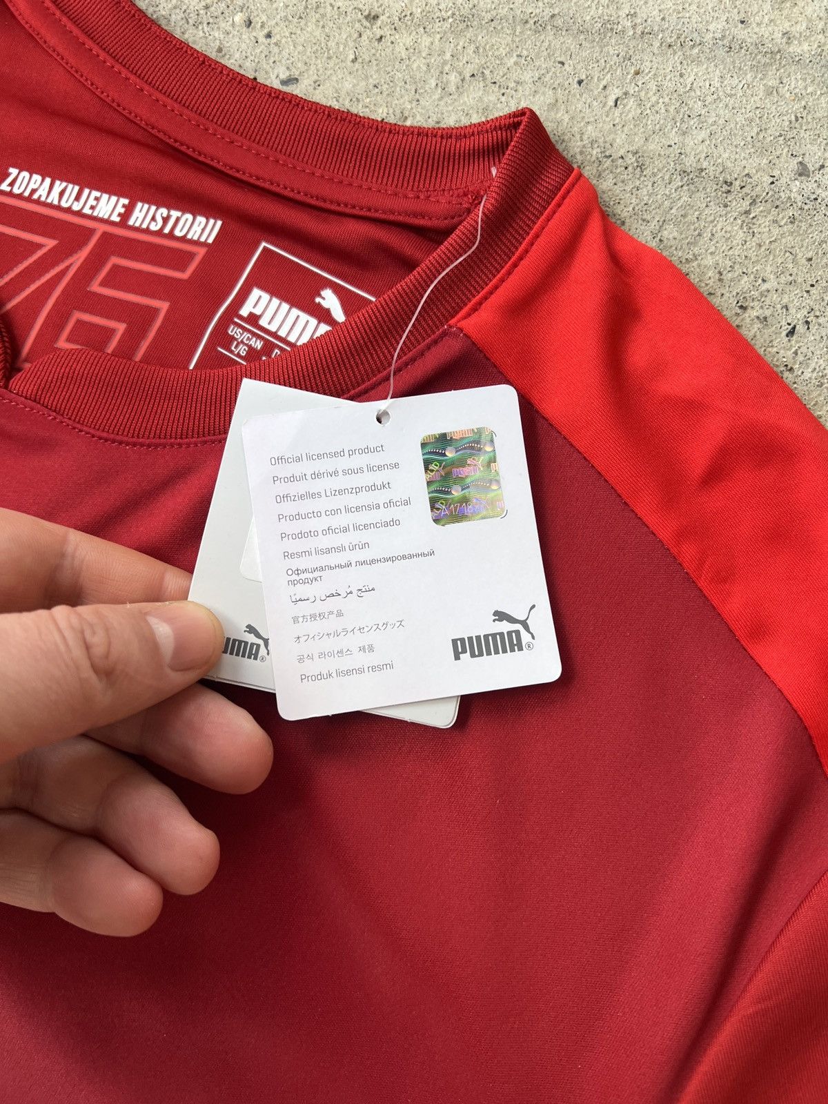 Puma Puma Czech National Football Jersey Size US L / EU 52-54 / 3 - 3 Thumbnail
