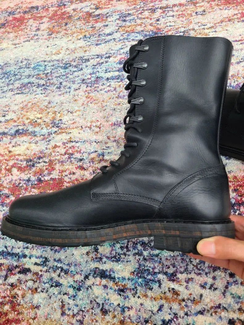 Other Ann Demeulemeester Black Military Boots. Size US 8 / IT 38 - 3 Thumbnail