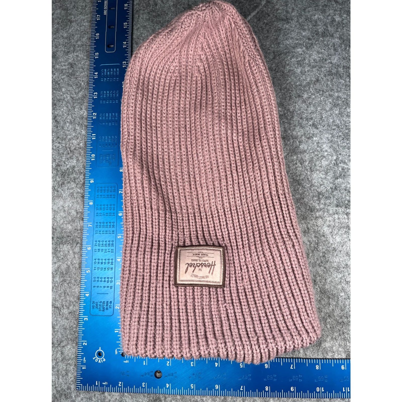 Vintage Herschel Beanie Toque Hat Adult One Size Purple Knit 100% Acrylic Winter Ski Unisex Mens Womens Gear Size ONE SIZE - 5 Thumbnail