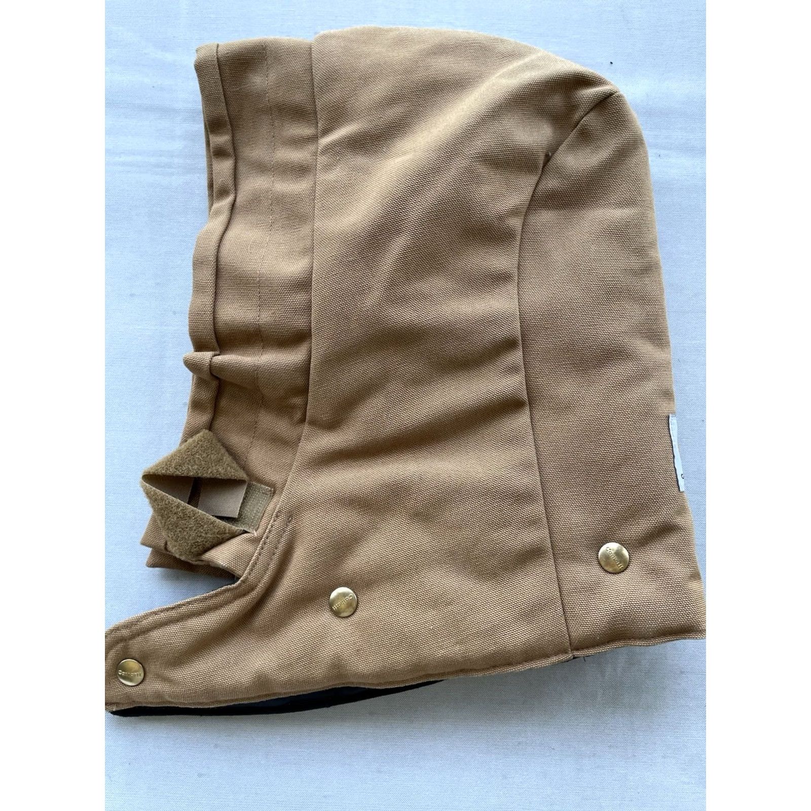 Carhartt VINTAGE Carhartt A02 BRN Brown Duck Canvas Quilt Lined Hood USA Hood Men One Size Brown Quilt Lined Snap On Hood Duck Canvas USA Carhartt A02 Size US M / EU 48-50 / 2 - 3 Thumbnail