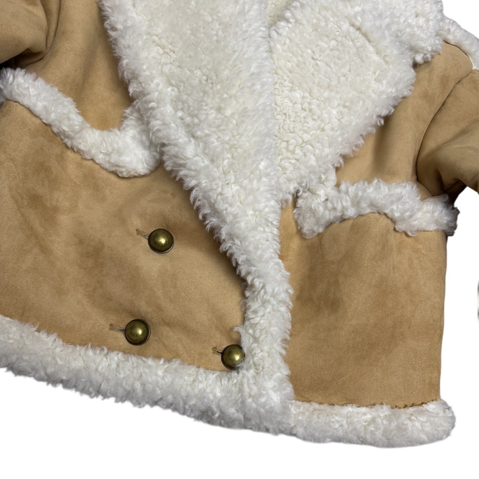 Other ALTAR'D STATE Faux Sherpa Faux Leather Cropped Jacket XS Size XS / US 0-2 / IT 36-38 - 3 Thumbnail
