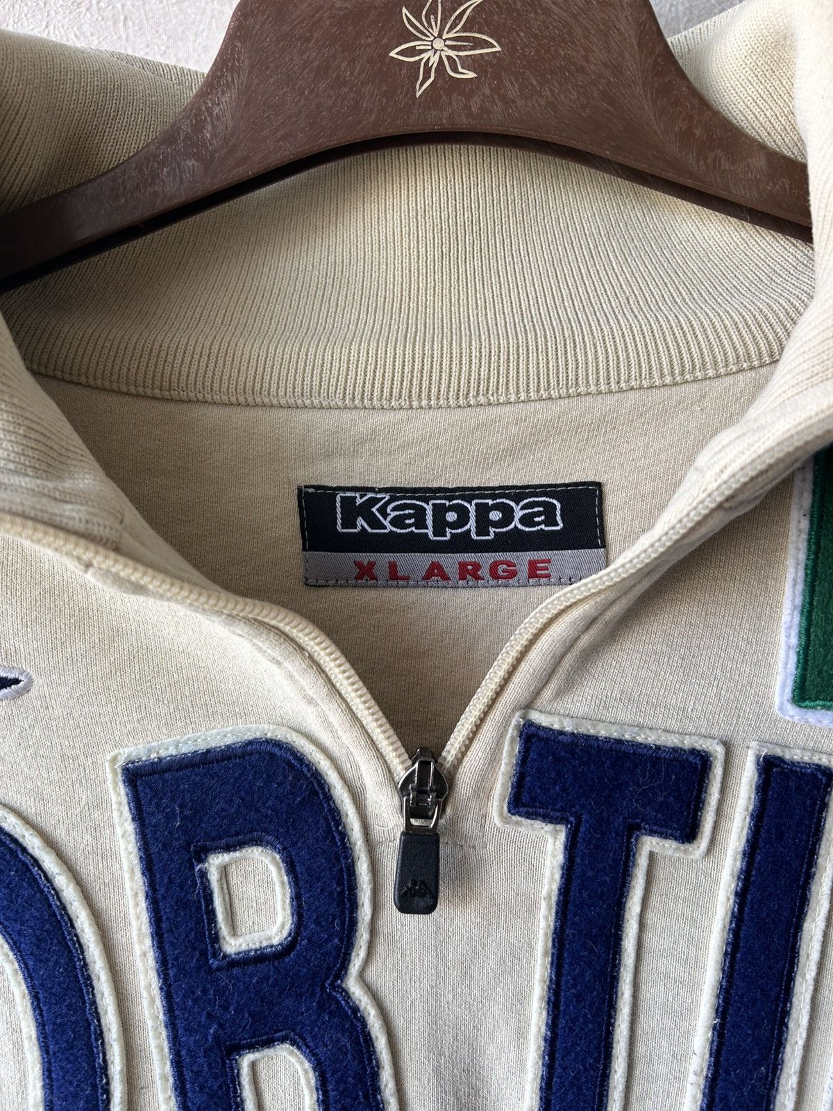Kappa Vintage Y2K Kappa Italy Cortina 1/4 Zip Sweatshirt Size US L / EU 52-54 / 3 - 8 Thumbnail