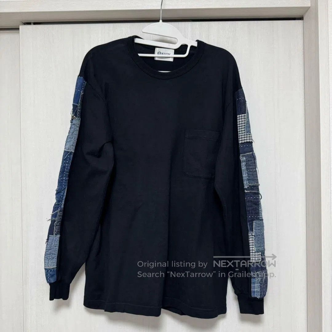 KUON KUON Boro Trimmed Long Sleeve Sweatshirt. Size US S / EU 44-46 / 1 - 1 Thumbnail