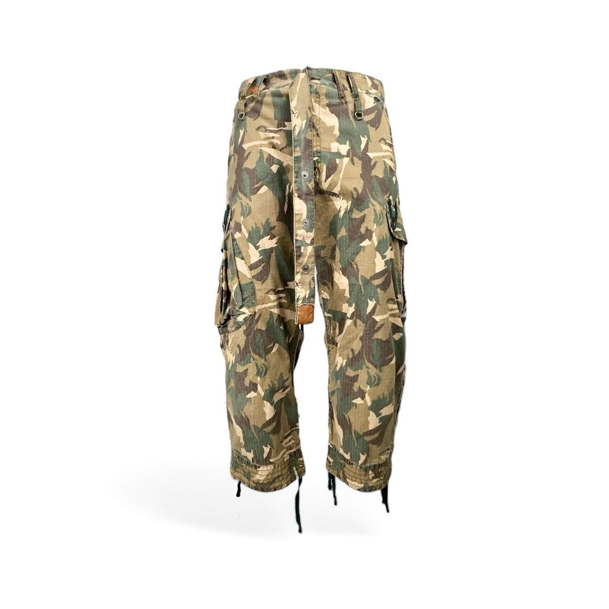 GOODENOUGH × Hiroshi Fujiwara Vintage 90s PPFM Japan Cargo Trouser 3/4 Size US 31 - 1 Thumbnail