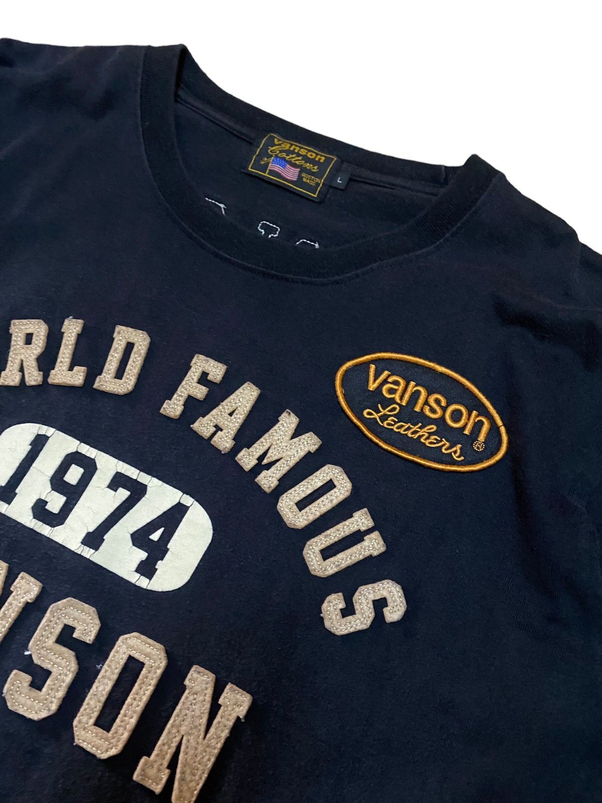 Vanson Leathers 💥Sport Specialties Vanson Leather Tshirt Size US M / EU 48-50 / 2 - 3 Thumbnail