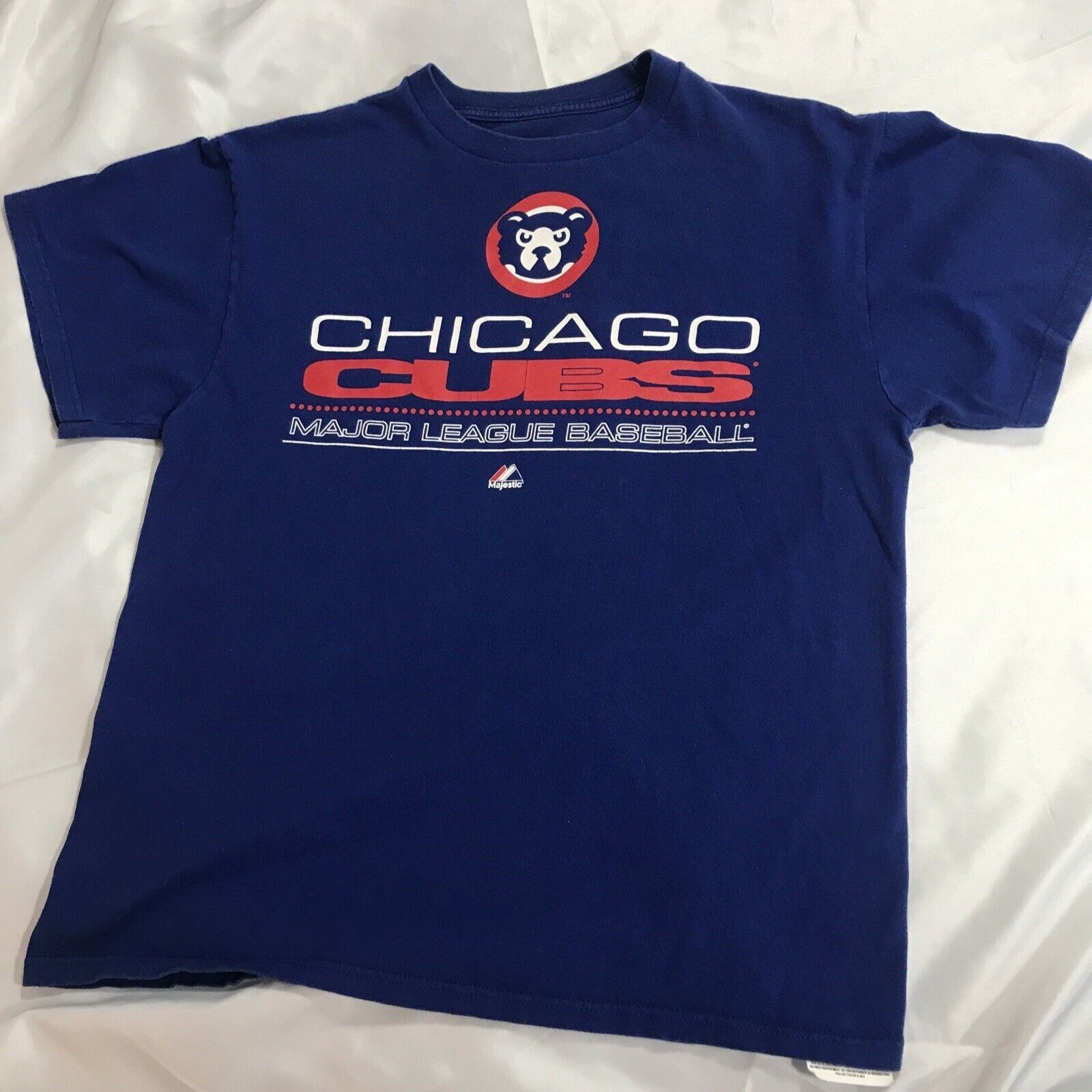 Majestic Majestic Chicago Cubs MLB Basebal Ticket Shirt Adult Large B Size US L / EU 52-54 / 3 - 2 Thumbnail