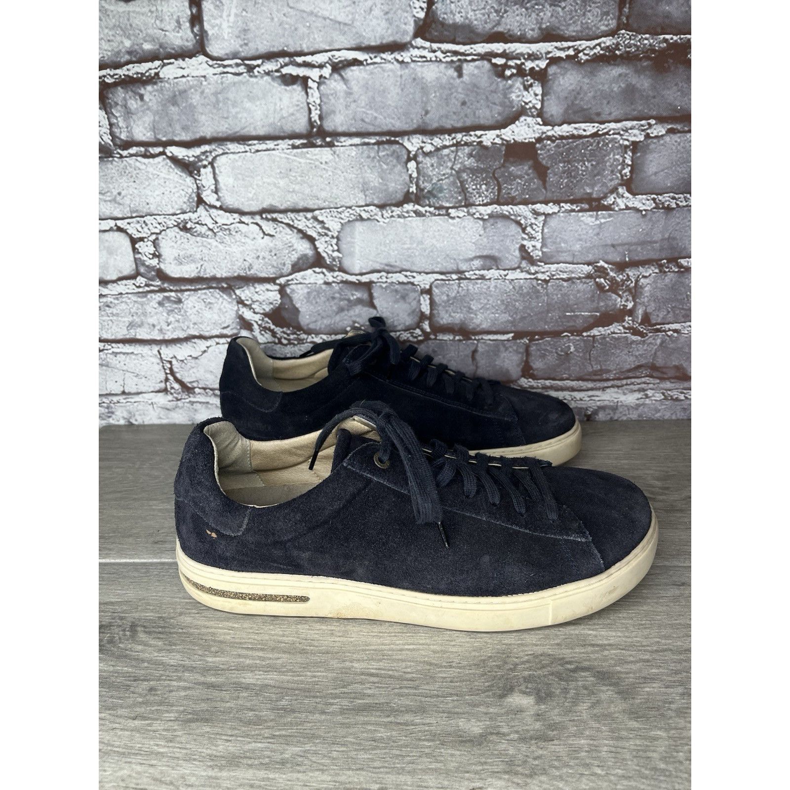 Birkenstock Birkenstock Bend Low Blue Suede Casual Sneakers Canvas Lace Size US 10 / EU 43 - 11 Thumbnail