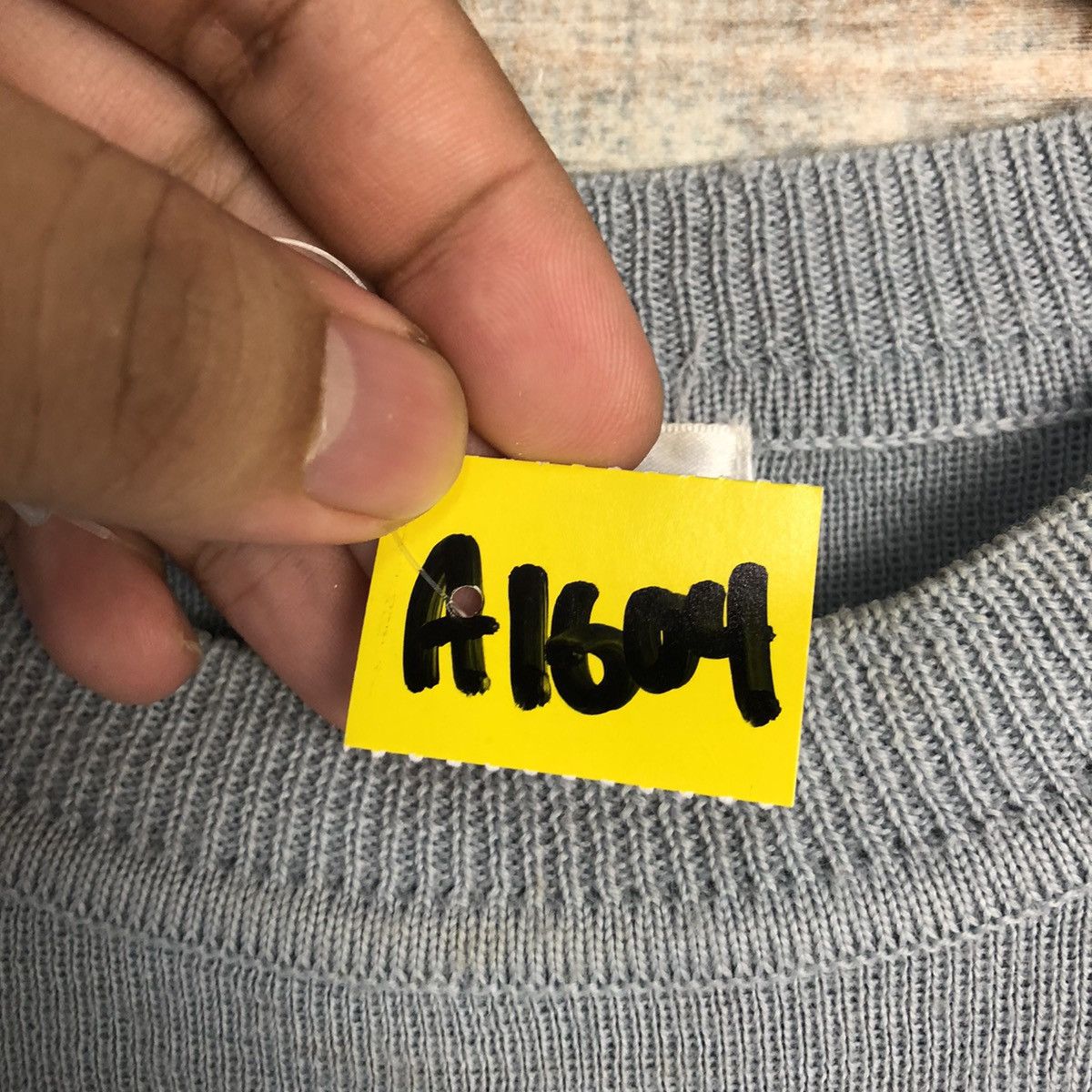 Homespun Knitwear × Japanese Brand × Vintage Original Fashion vintage Blue Knitwear #A1604 Size XL / US 12-14 / IT 48-50 - 11 Thumbnail