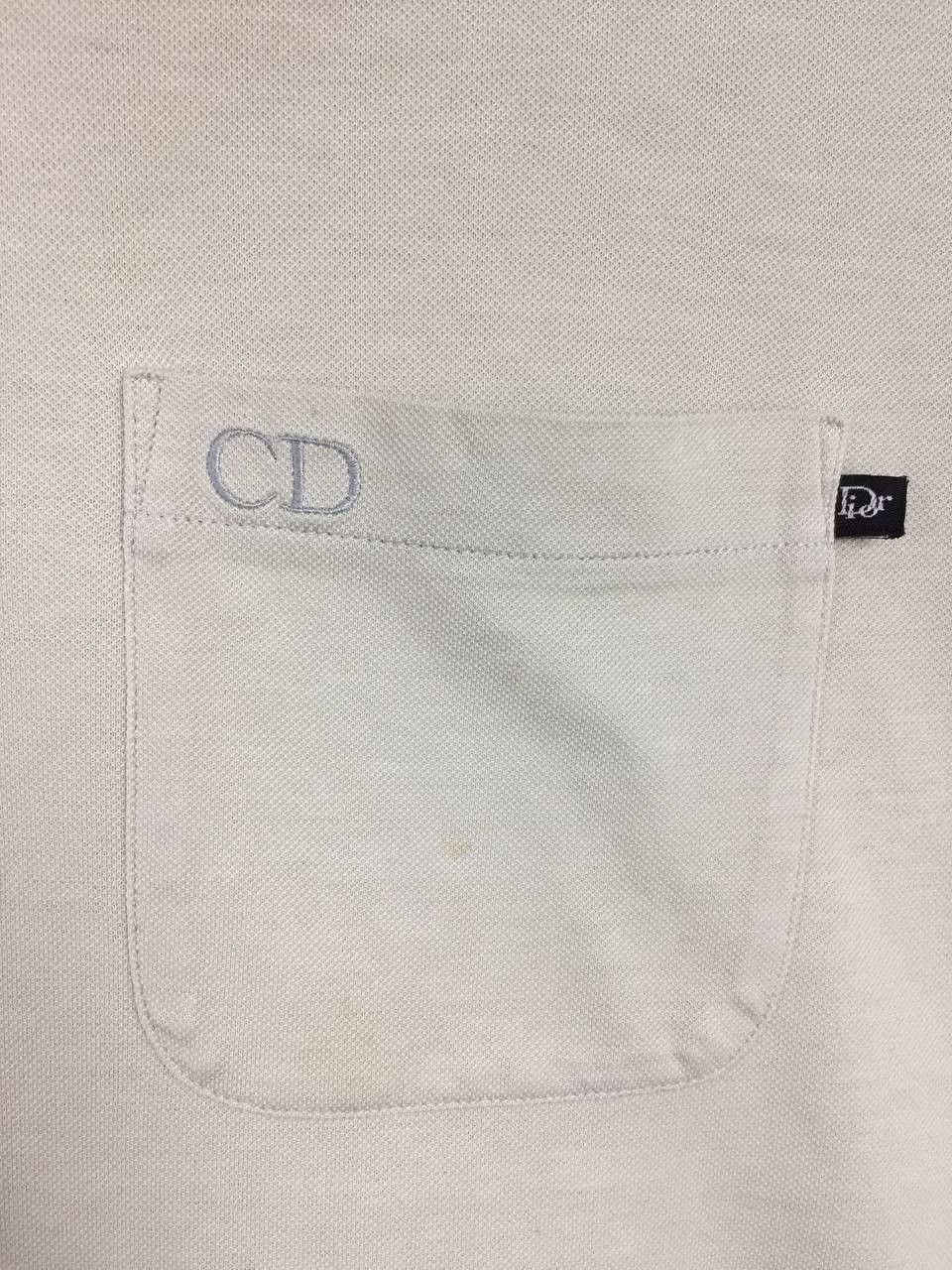 Christian Dior Monsieur Vtg 90s Christian Dior Essential Pocket Polo Tee Size US M / EU 48-50 / 2 - 5 Thumbnail