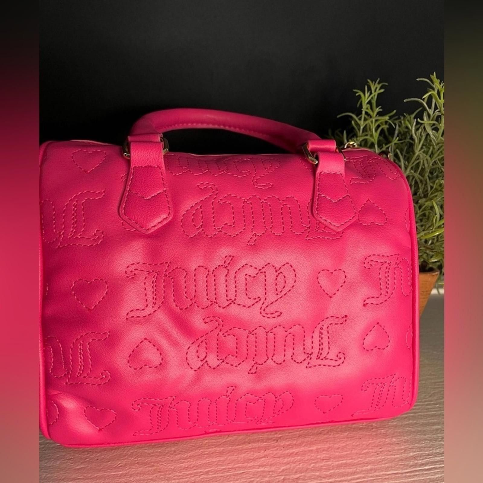 Juicy Couture Juicy Couture Best Sellers Fame Satchel Pink Flash NWT​​ Size ONE SIZE - 4 Thumbnail