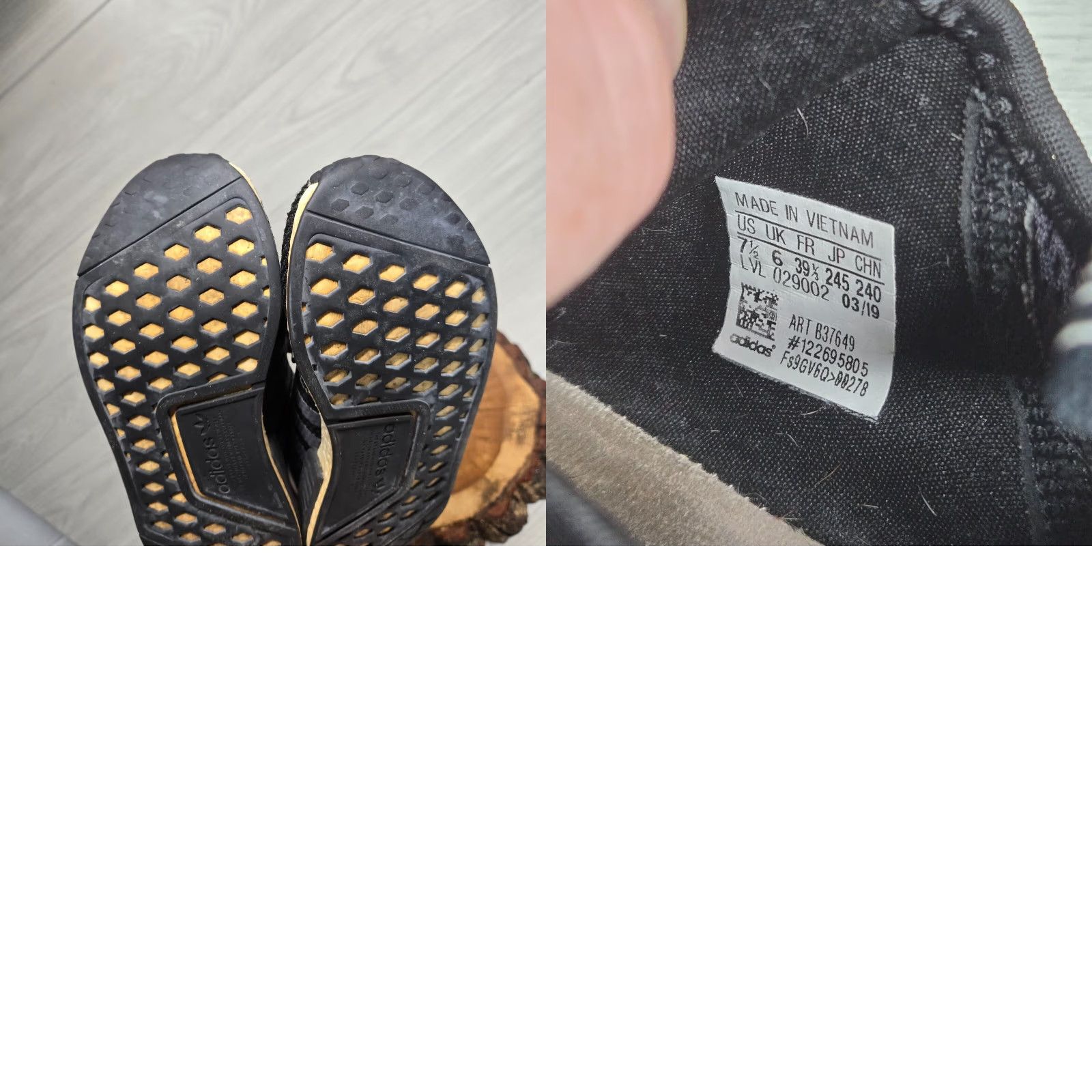 Adidas adidas NMD R1 Sneakers Women’s Size 7.5 Black Clear Pink Athletic B37649 Size US 8 / IT 38 - 8 Thumbnail