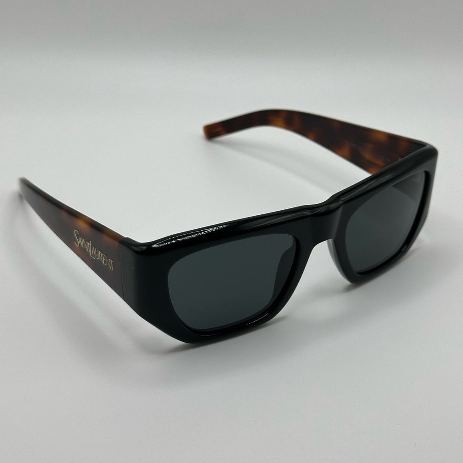 Yves Saint Laurent NEW SAINT LAURENT SUNGLASSES SL740 004 Black Havana Women Size ONE SIZE - 7 Thumbnail