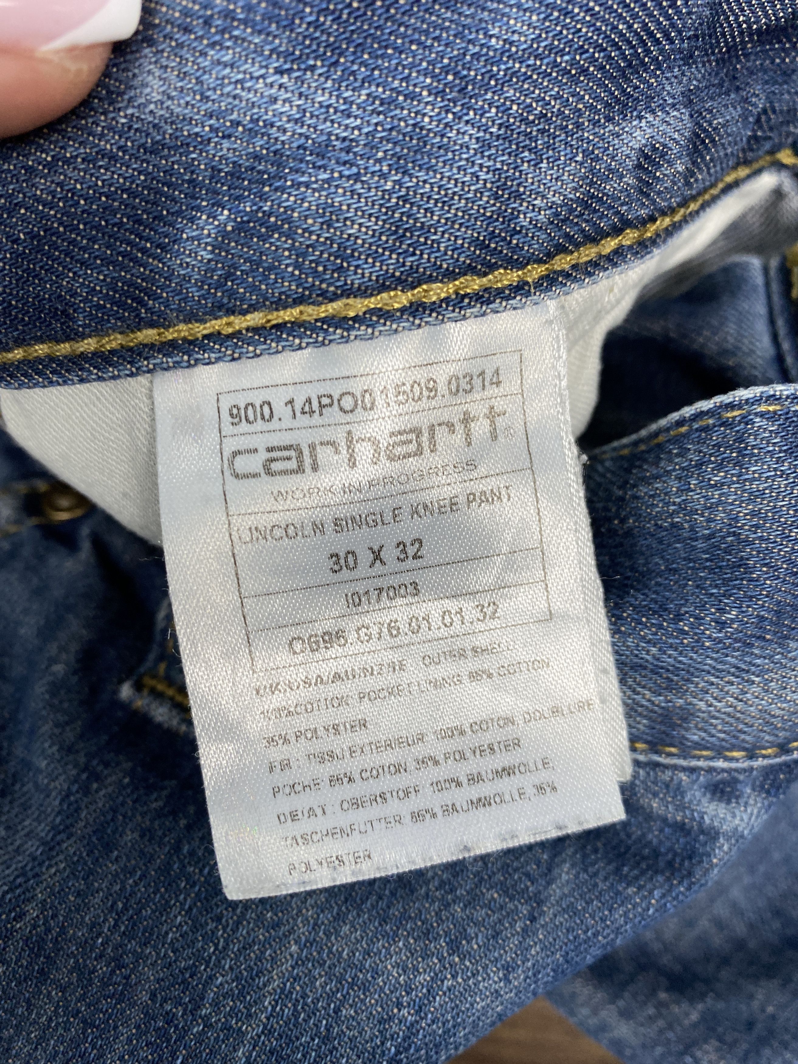 Carhartt × Carhartt Wip × Vintage Carhartt Wip Lincoln Single Knee Pants USA Carpenter Size US 30 / EU 46 - 9 Thumbnail
