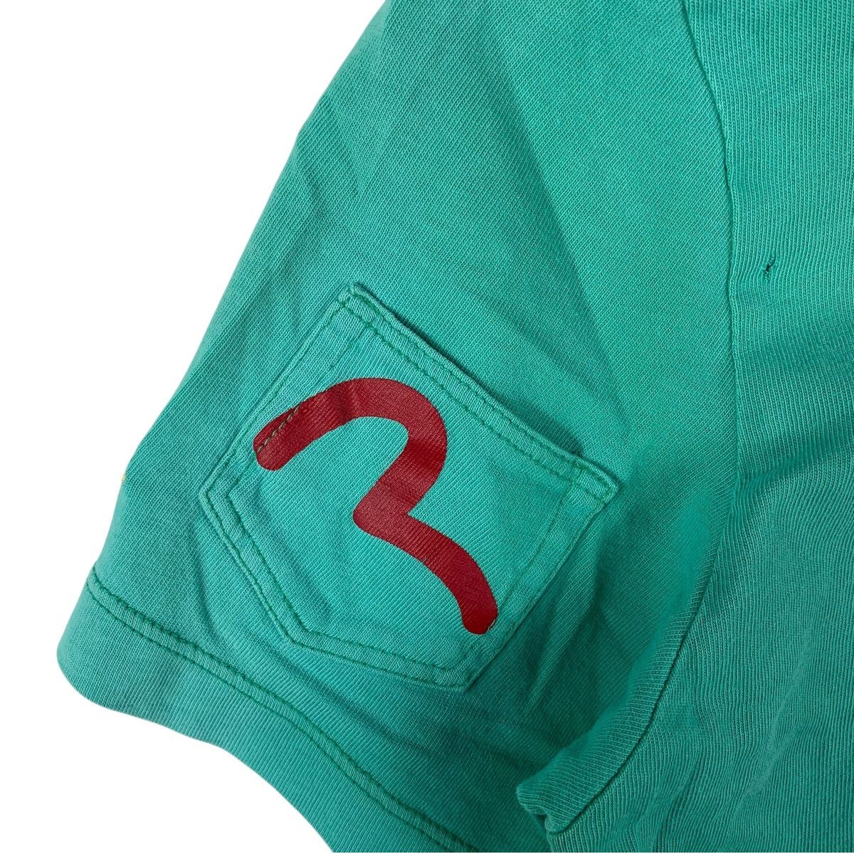 Evisu Vintage Evisu Donna Multi-Pocket Teal Tee Size US XS / EU 42 / 0 - 10 Thumbnail