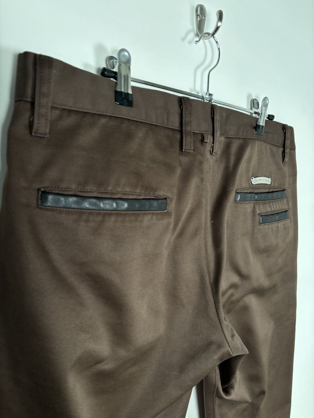 Chrome Hearts 🚭EVERYDAY CHROME🚭 BROWN CHINO SHORTS Size US 34 / EU 50 - 5 Thumbnail