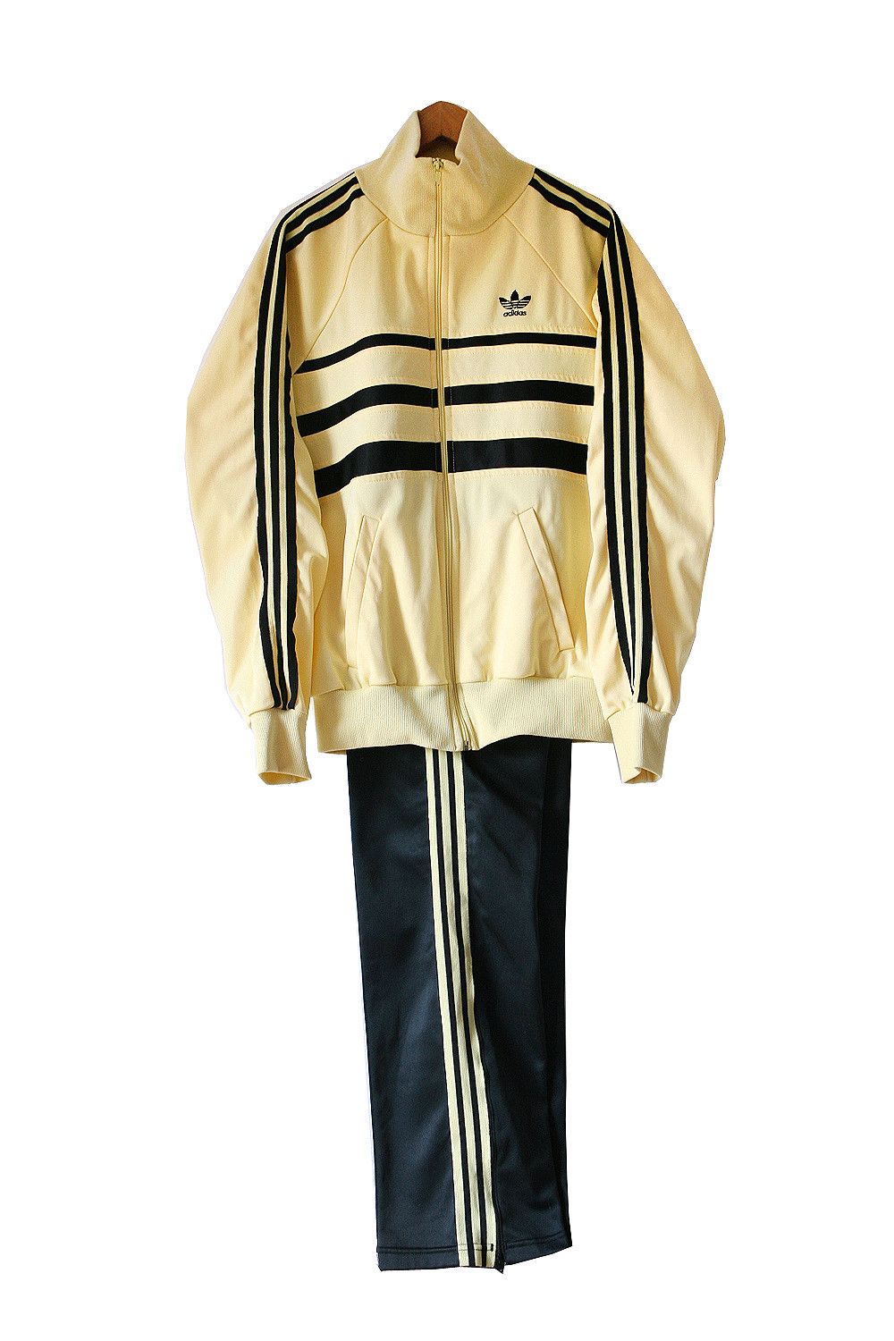 Adidas Vintage Adidas 80s Made in England Tracksuit Full SET Rare Size US M / EU 48-50 / 2 - 2 Thumbnail