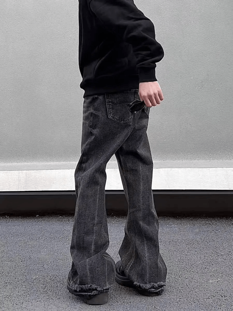 Japanese Brand × Jean Washed street style vintage baggy jeans Size US 34 / EU 50 - 3 Thumbnail