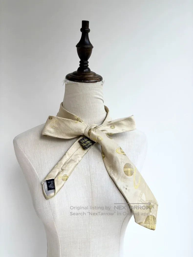 Vivienne Westwood Vivienne Westwood Golden Yellow Saturn Planet Tie with Sta Size ONE SIZE - 1 Thumbnail