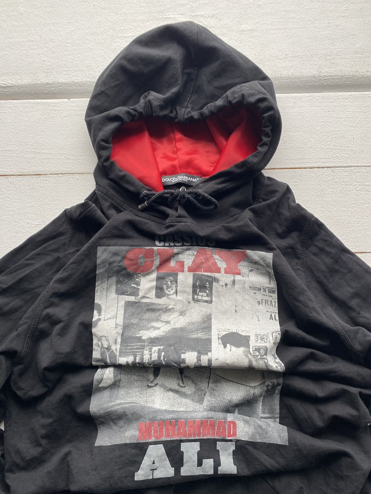 Designer × Dolce & Gabbana × Vintage 🔥Luxury Dolce Gabbana Muhhamad Ali Logo Hoodie Mens Designer Size US S / EU 44-46 / 1 - 2 Thumbnail