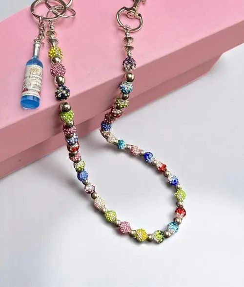 Jewelry 195ColorBeaded Wallet Chain, Pants Chain, Belt Chain Size ONE SIZE - 3 Thumbnail