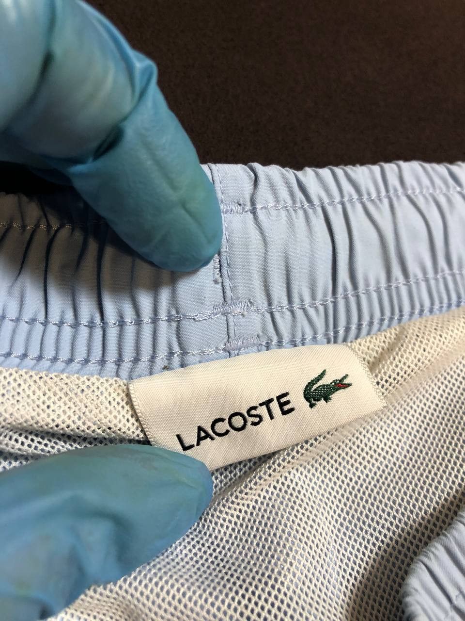 Lacoste Lacoste Shorts Embroidered Swimwear Crocodile Swim Trunks Size US 30 / EU 46 - 2 Thumbnail