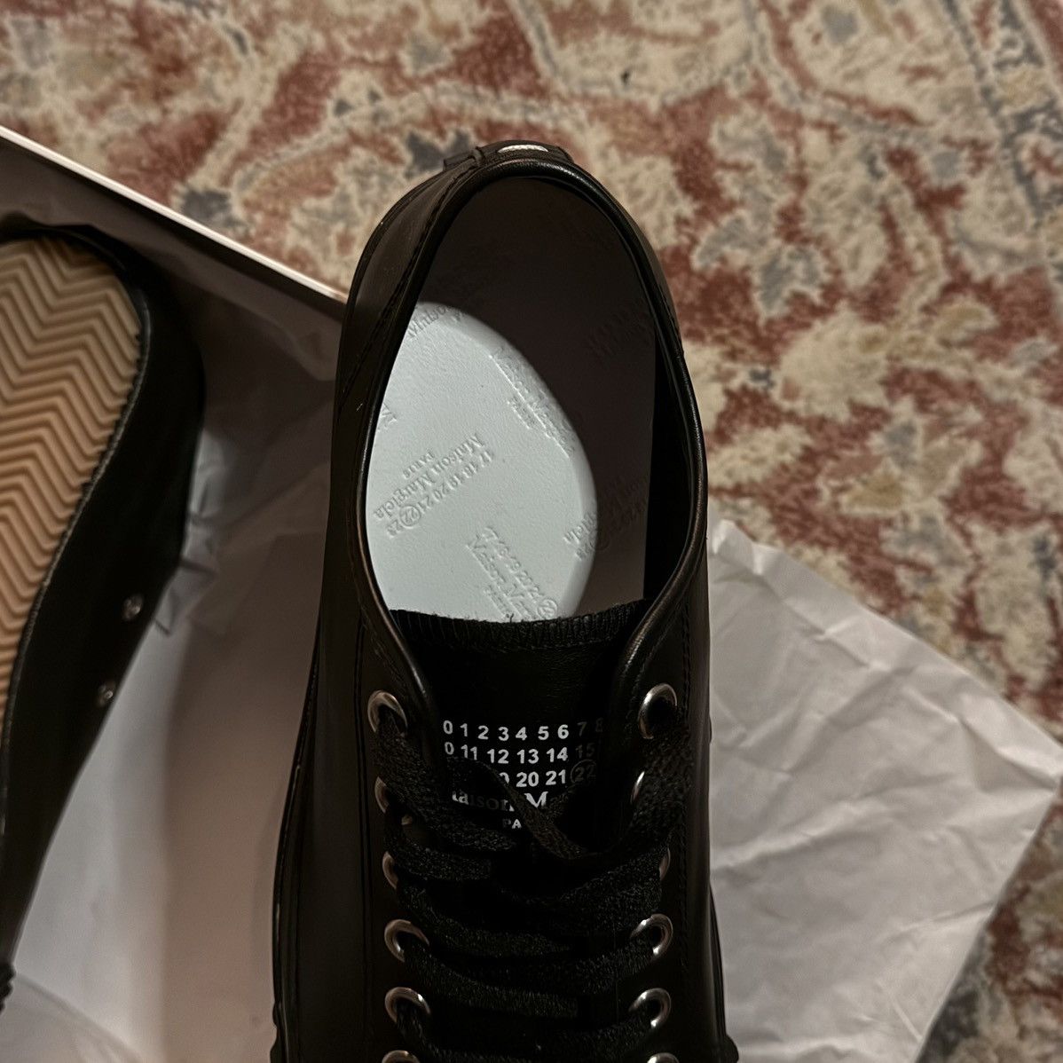 Maison Margiela Margiela Leather Tabi Sneakers Size US 9.5 / EU 42-43 - 3 Thumbnail