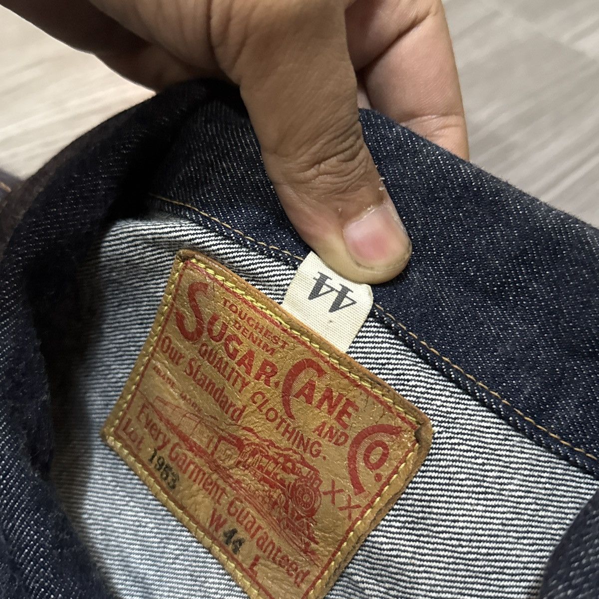 Sugar Cane Sugar Cane 14.25oz 1953 Type II Denim Jacket – Indigo Size US XL / EU 56 / 4 - 6 Thumbnail