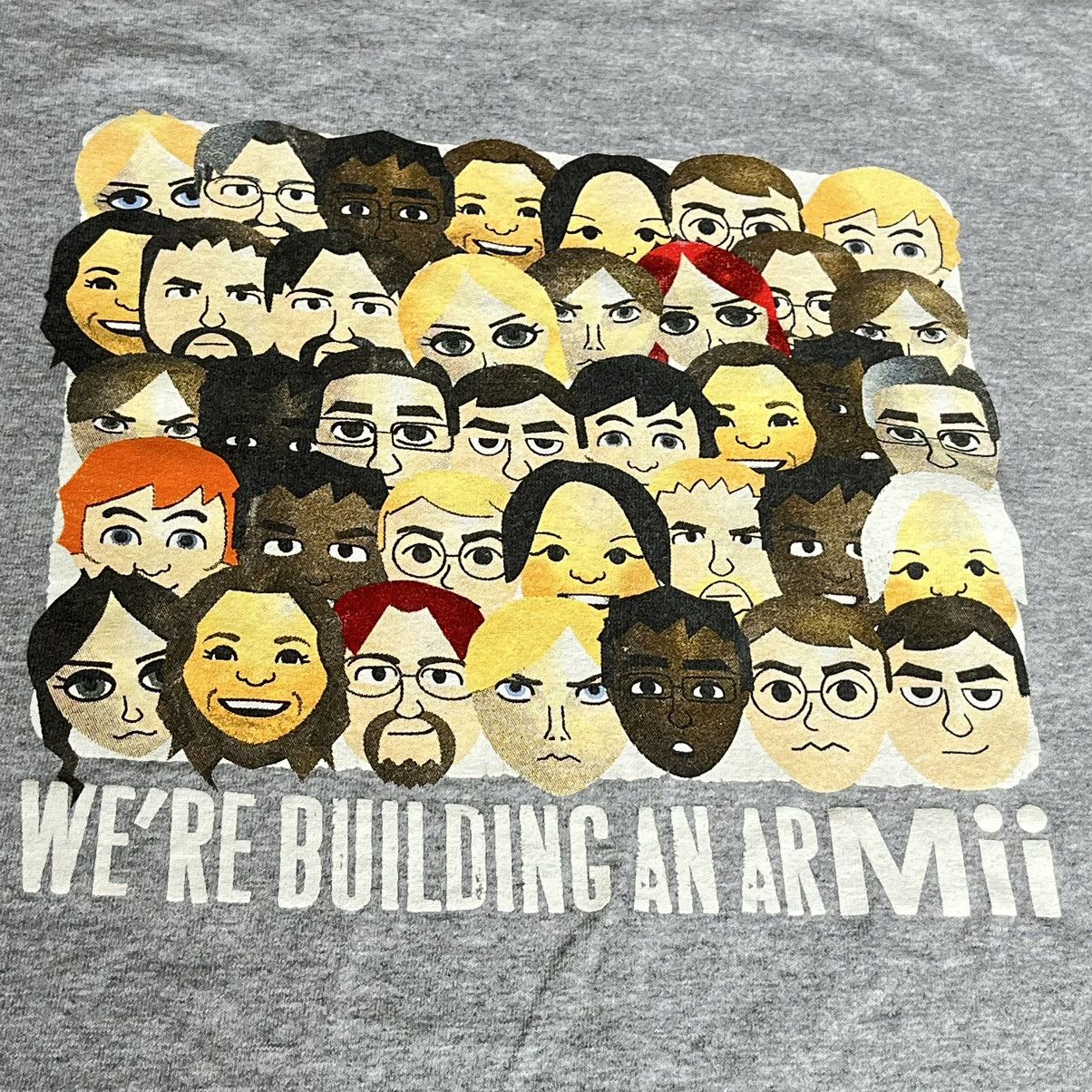 Nintendo Rare Vintage 2000s Nintendo Wii We’re Building an ArMii Tee Size US XL / EU 56 / 4 - 3 Thumbnail