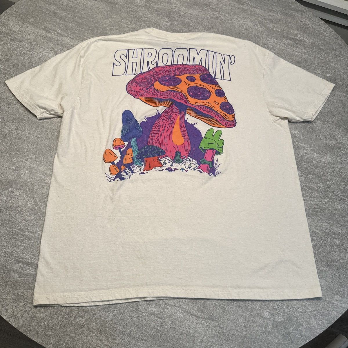 Other Mellow Mushroom Shroomin Shrooms Trippy Psychedelic Shirt Size US XL / EU 56 / 4 - 1 Thumbnail