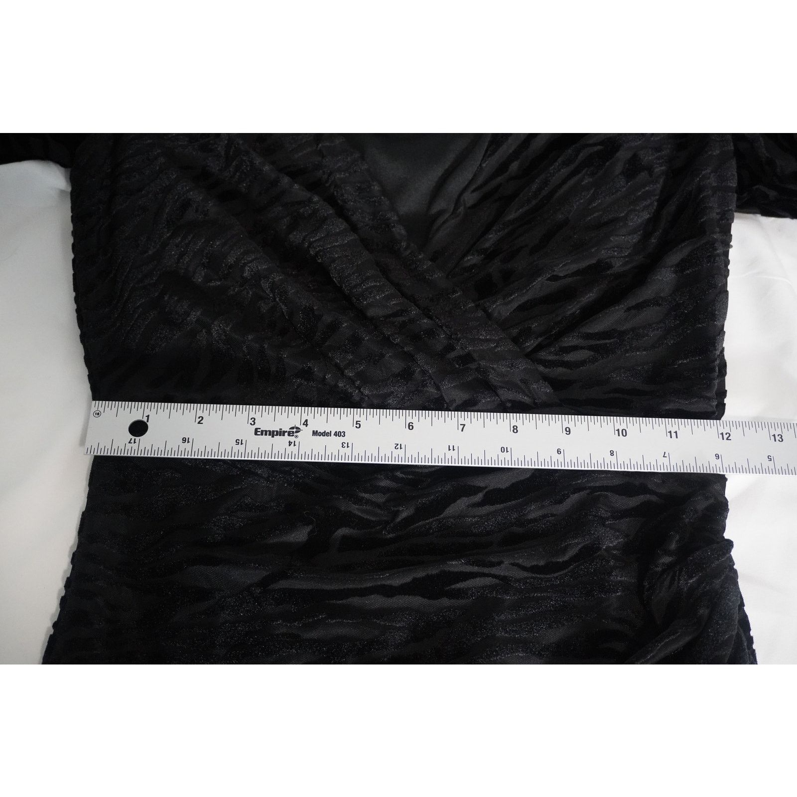 Ramy Brook Ramy Brook Kalani Black Zebra Velvet Burnout - Long Sleeve Size XS / US 0-2 / IT 36-38 - 5 Thumbnail