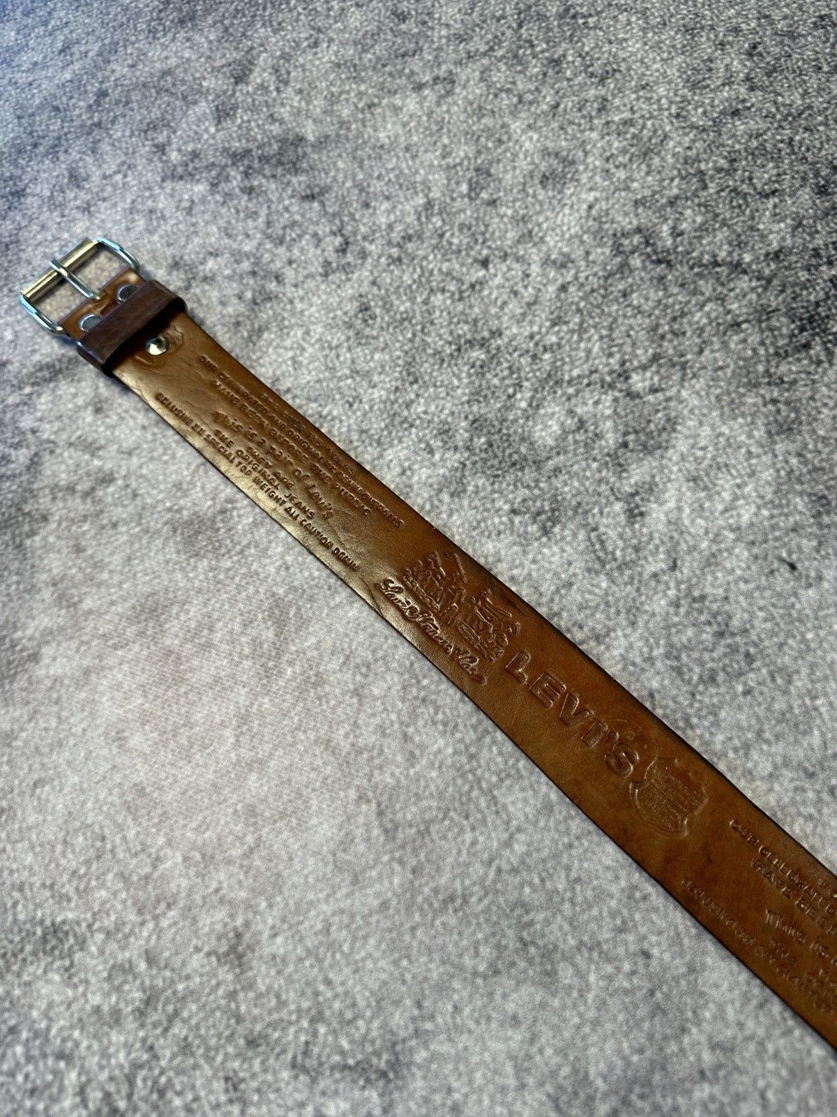 Levi's Vintage Levi’s Logo Belts Streetwear Leather Style Rare USA Size ONE SIZE - 2 Thumbnail