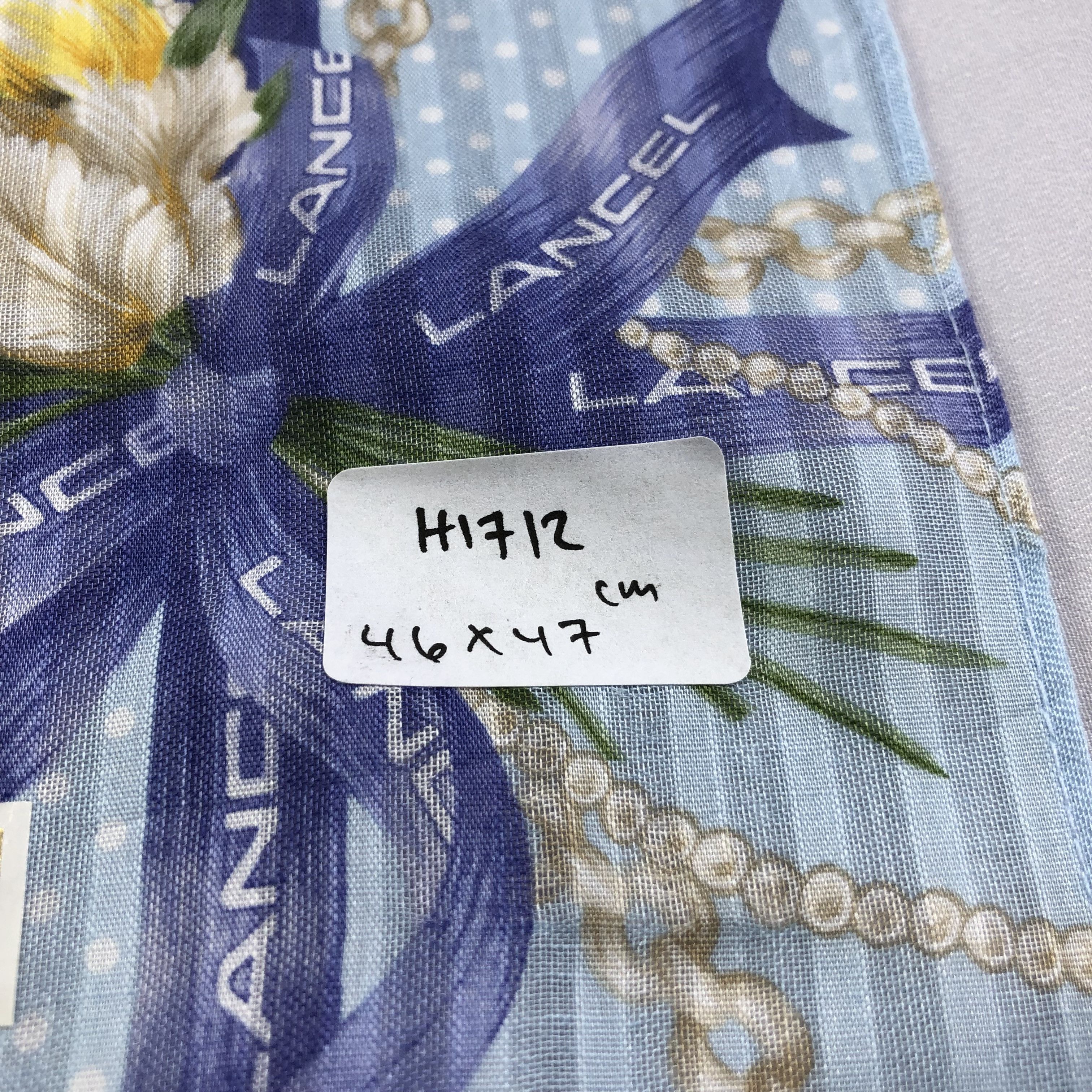 Lancel × Vintage Lancel Handkerchief Neckerchief Bandana H1712 Size ONE SIZE - 7 Thumbnail